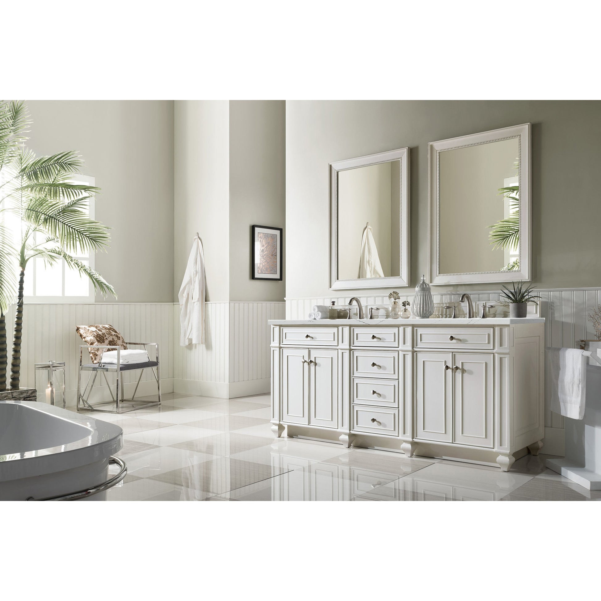 Bright White / Ethereal Noctis - 3 Faucet Holes