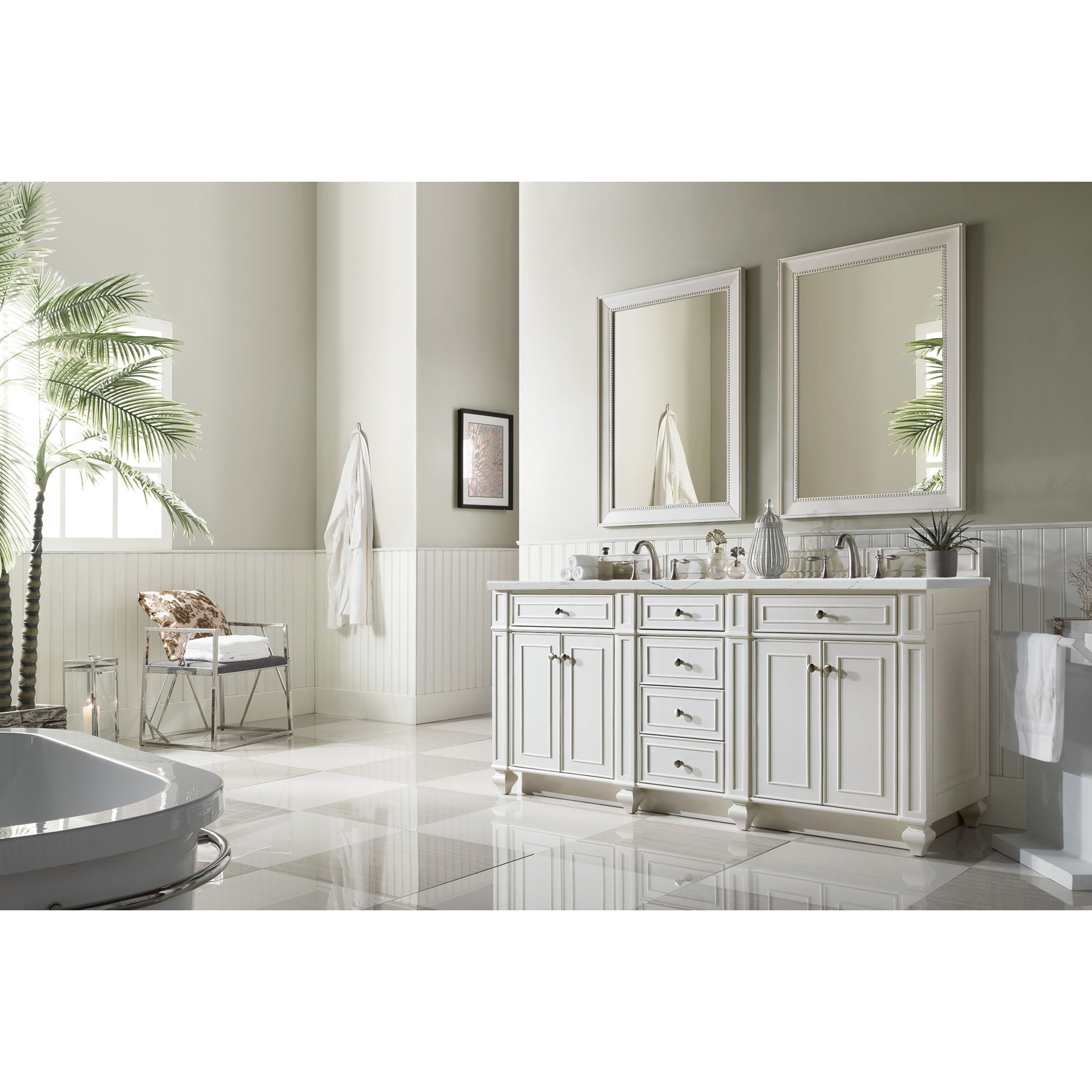 Bright White / Ethereal Noctis - 3 Faucet Holes