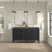 Carbon Oak / Charcoal Soapstone - 3 Faucet Holes