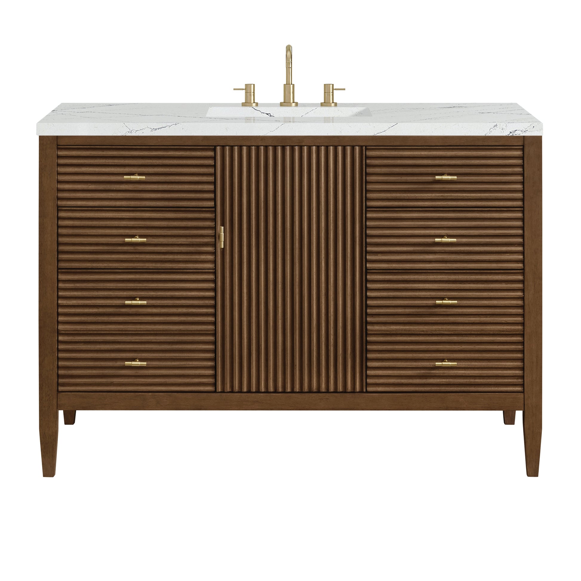 Mid-Century Walnut / Ethereal Noctis - 3 Faucet Holes