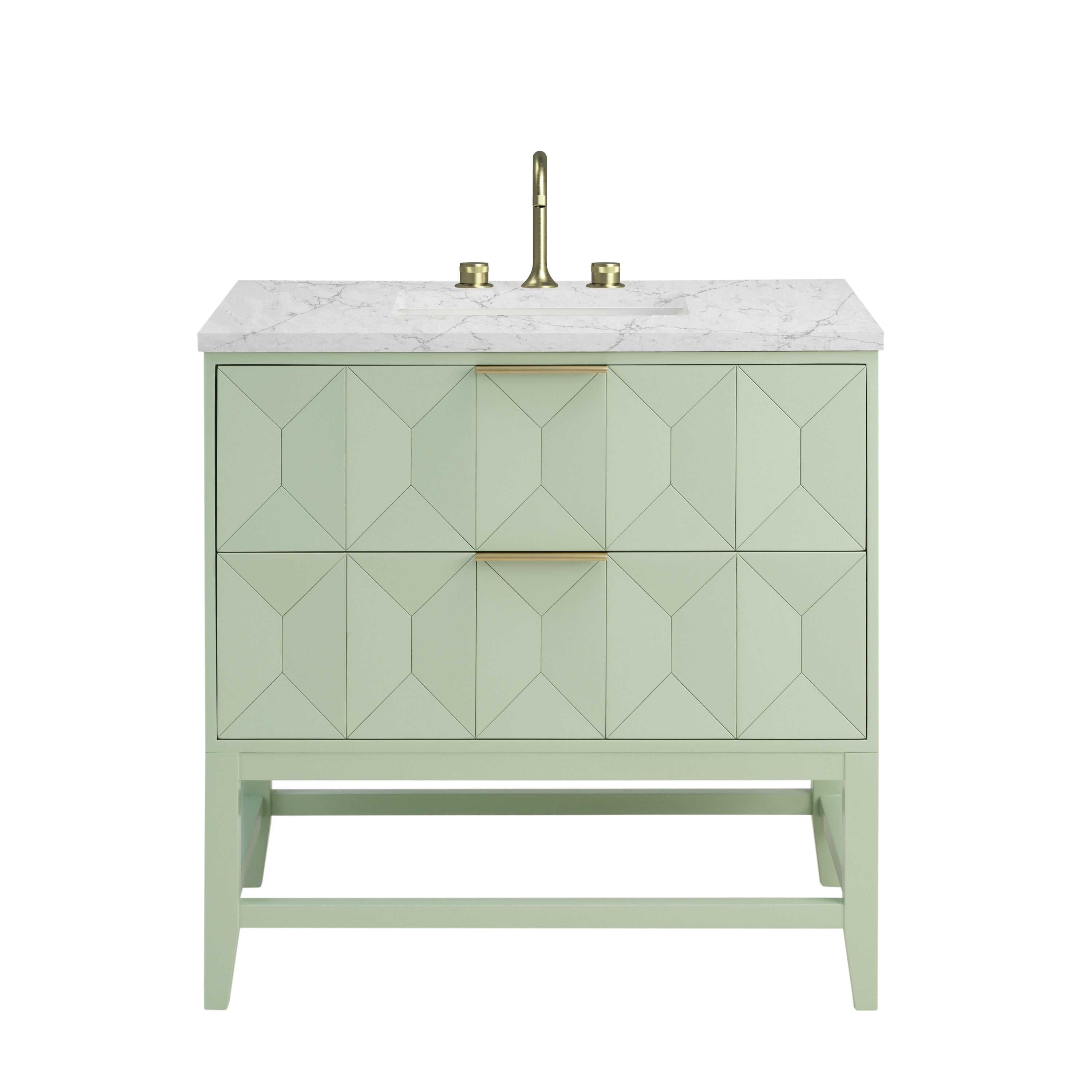 Pistachio / Eternal Jasmine Pearl - 3 Faucet Holes