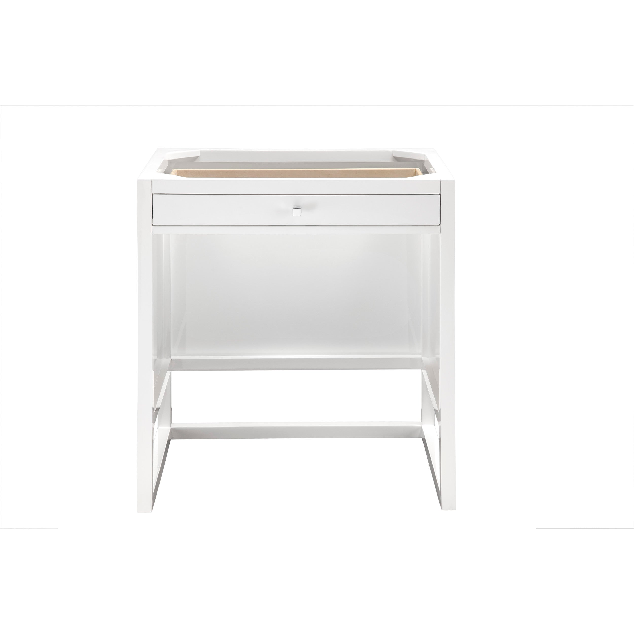 Glossy White / No Countertop
