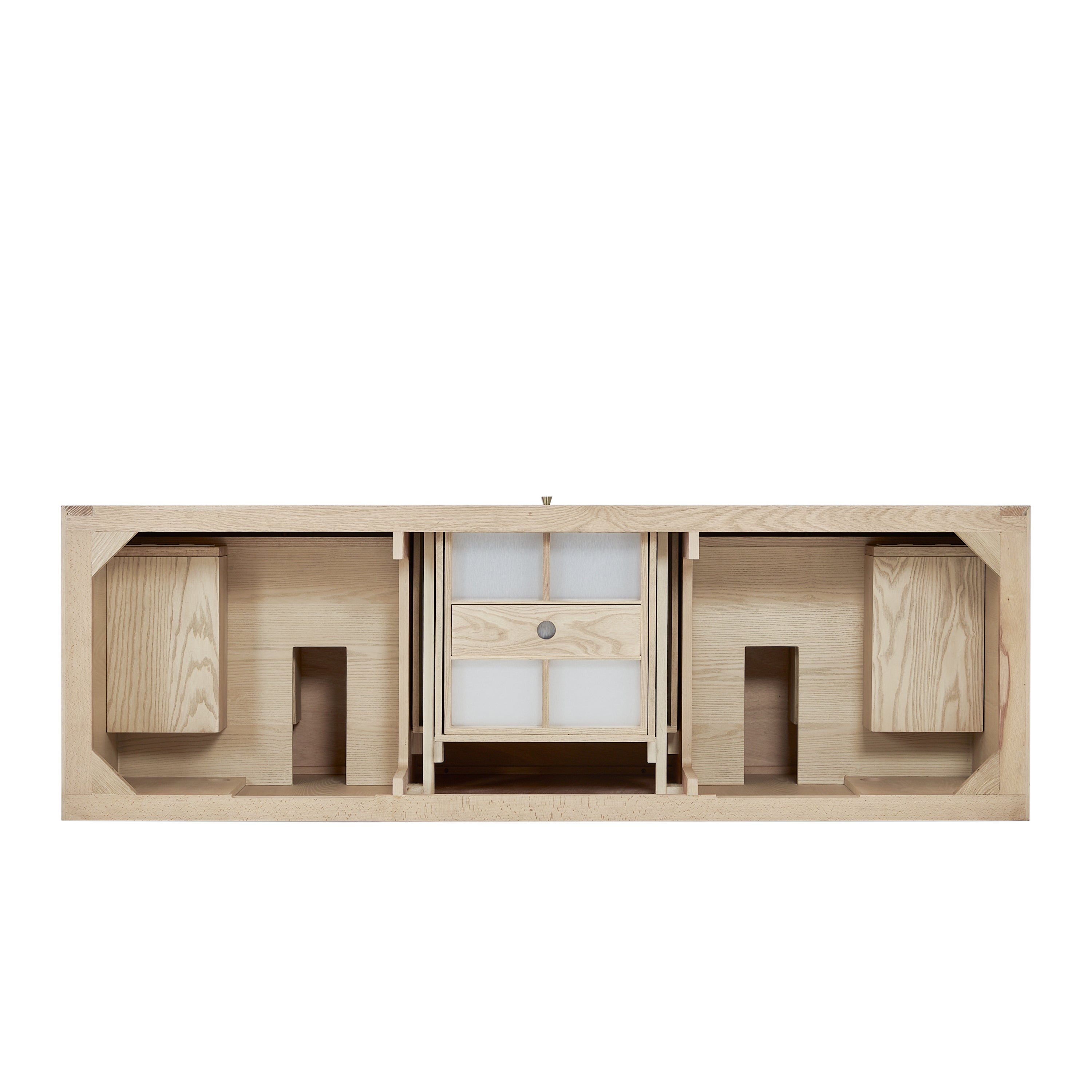 Sunwashed Oak / Victorian Silver - 3 Faucet Holes