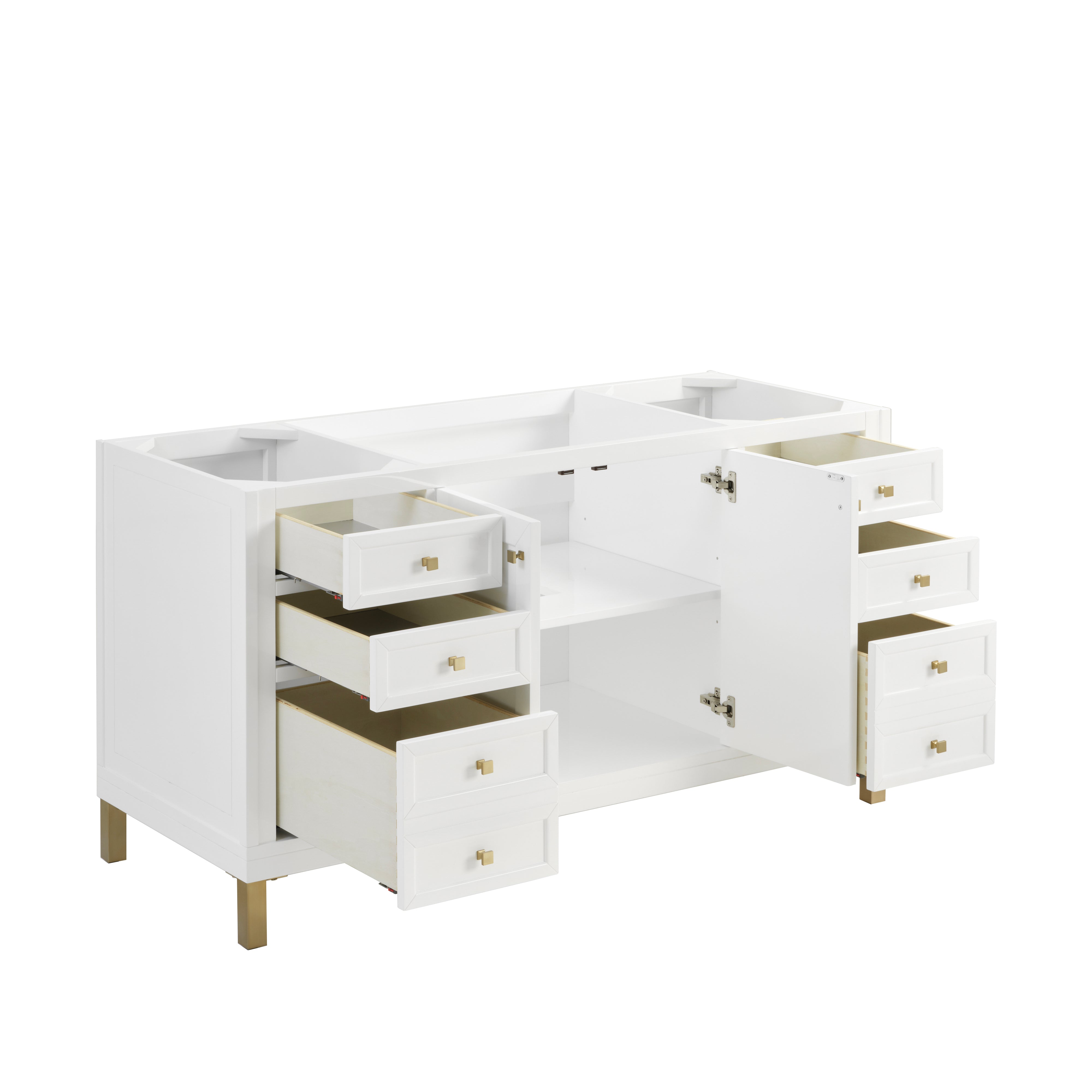 Glossy White / Victorian Silver - 3 Faucet Holes
