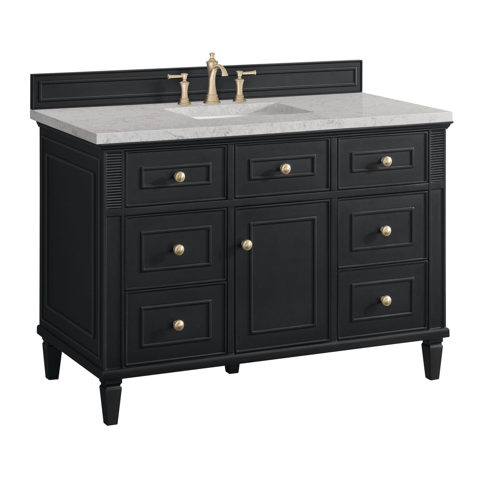 Black Onyx / Eternal Jasmine Pearl - 3 Faucet Holes