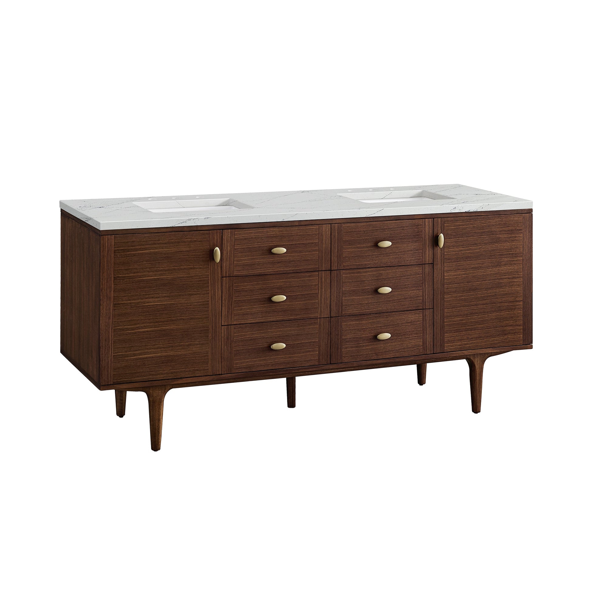 Mid-Century Walnut / Ethereal Noctis - 3 Faucet Holes