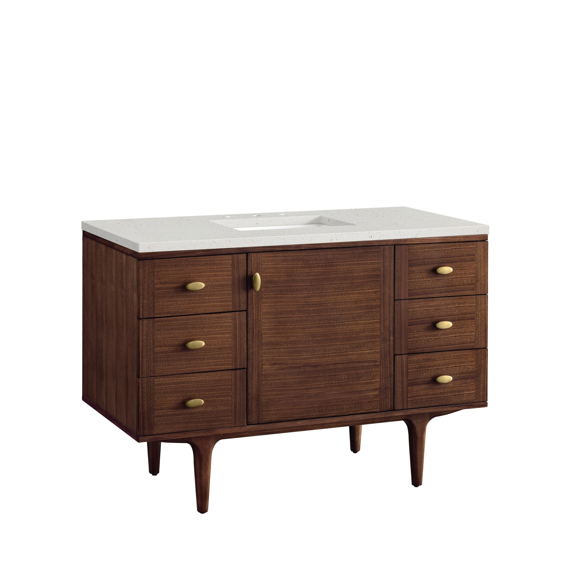 Mid-Century Walnut / Lime Delight - 3 Faucet Holes