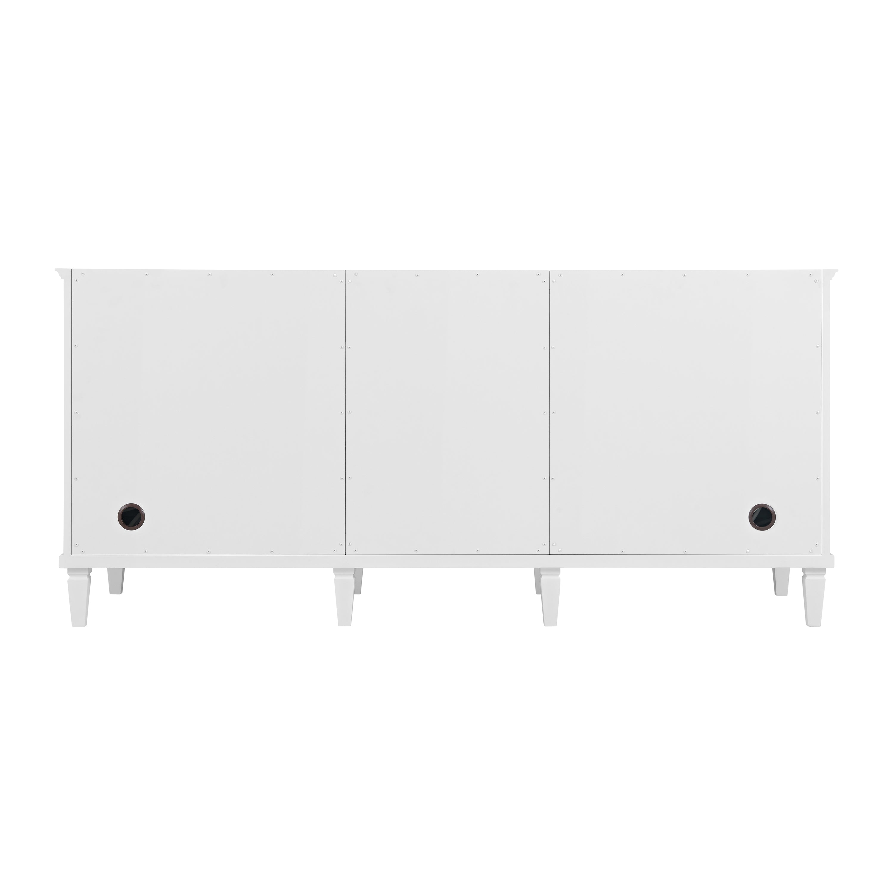 Bright White / Victorian Silver - 3 Faucet Holes