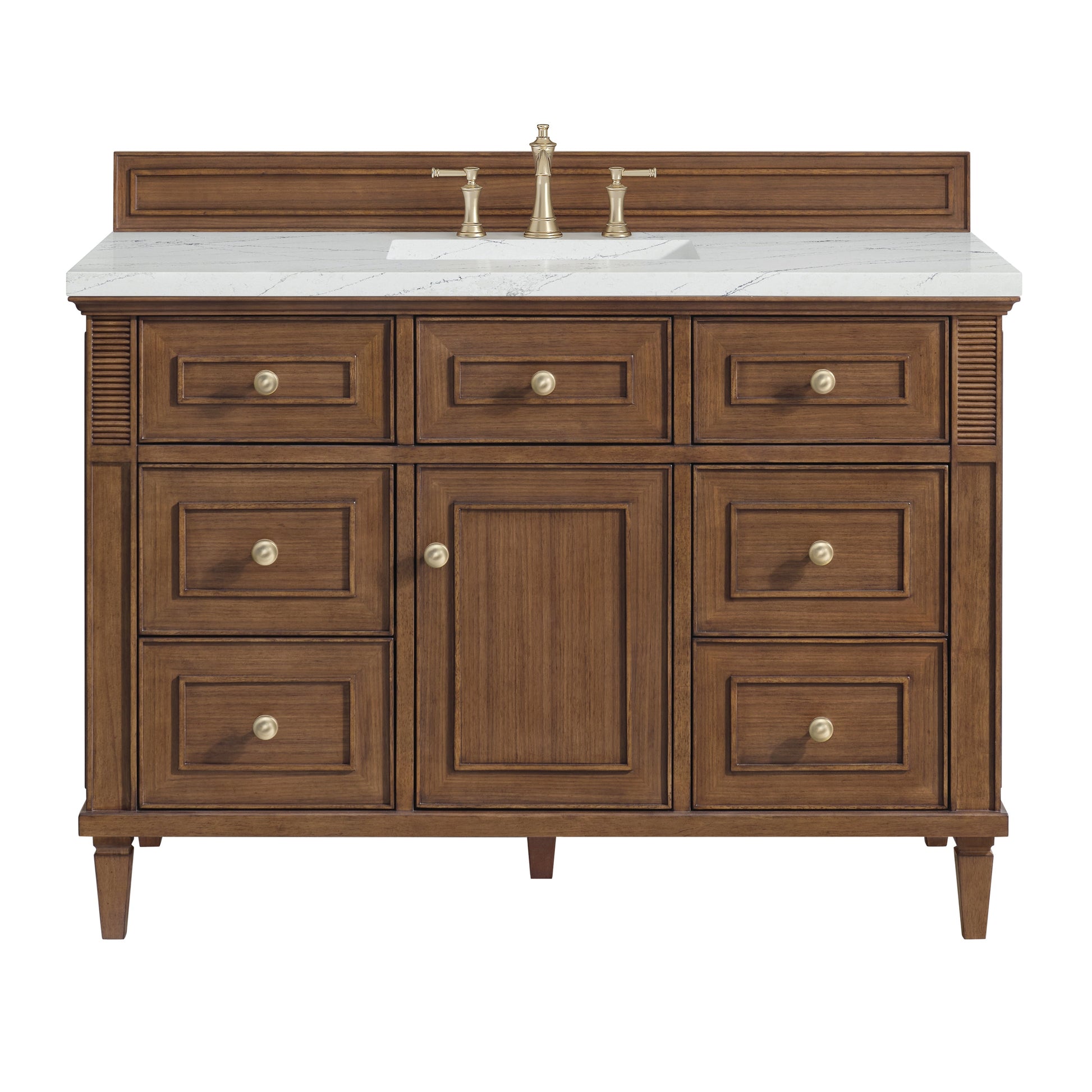 Mid-Century Walnut / Ethereal Noctis - 3 Faucet Holes