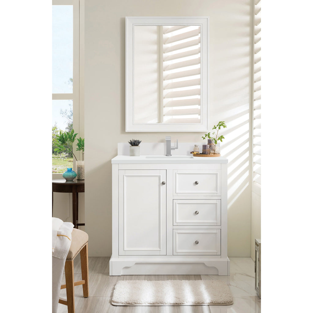 Bright White / White Zeus - 1 Faucet Hole