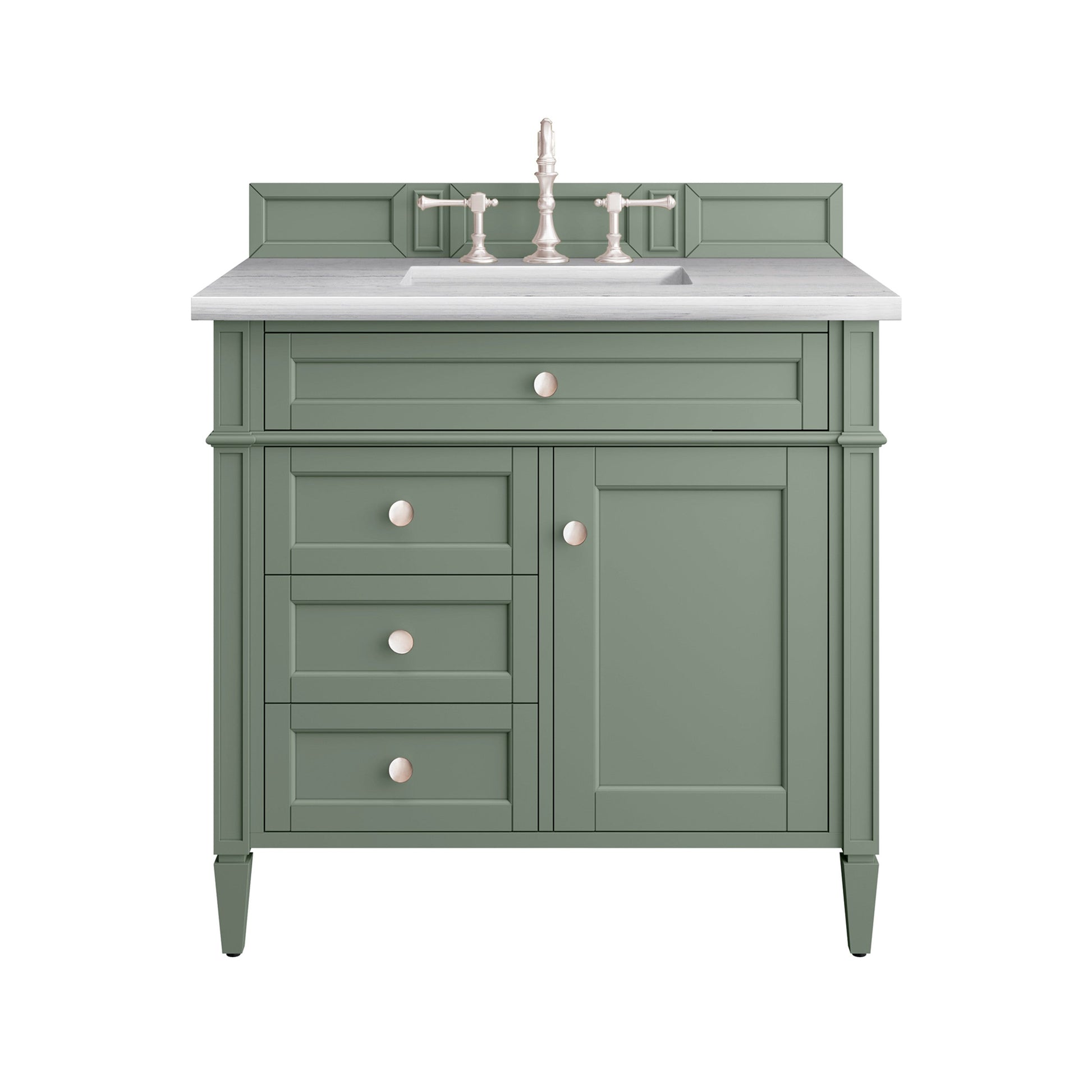 Smokey Celadon / Arctic Fall - 3 Faucet Holes