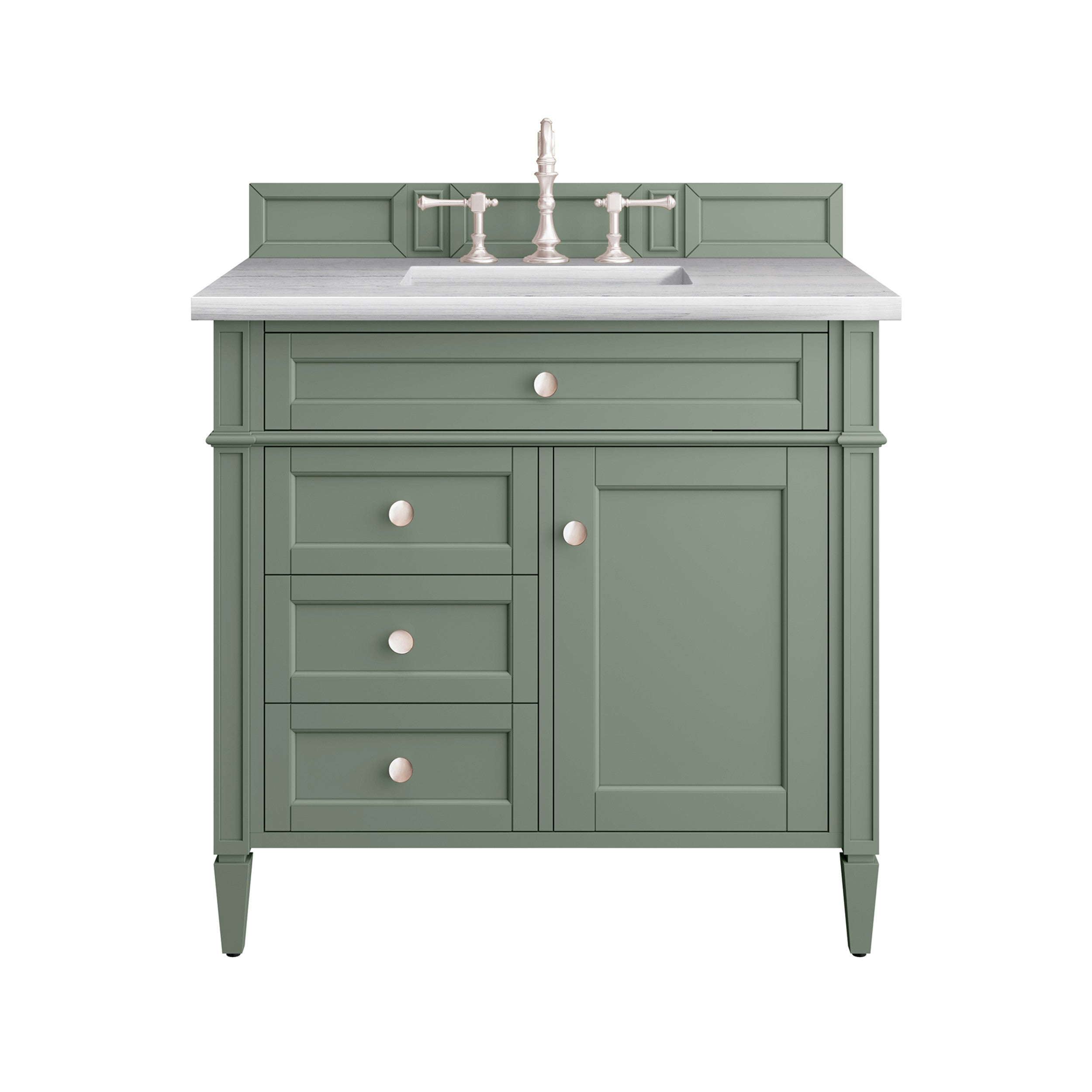 Smokey Celadon / Arctic Fall - 3 Faucet Holes