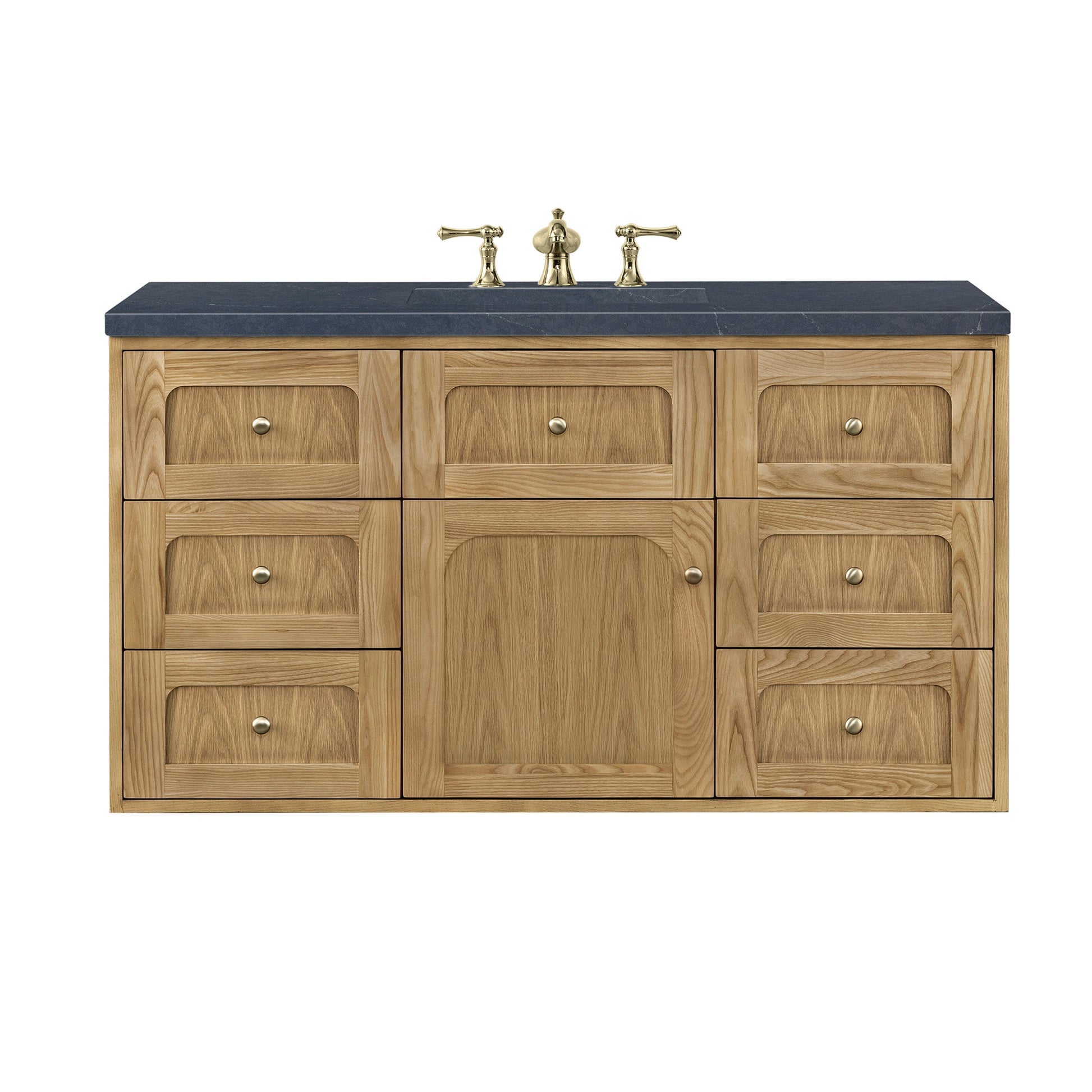 Light Natural Oak / Charcoal Soapstone - 3 Faucet Holes