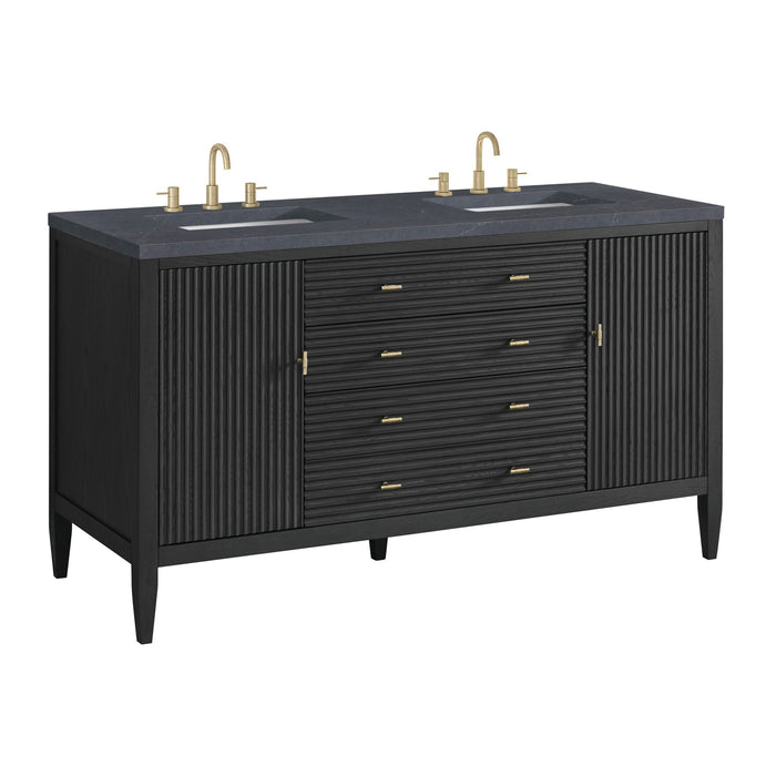 Carbon Oak / Charcoal Soapstone - 3 Faucet Holes