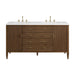 Mid-Century Walnut / No Countertop