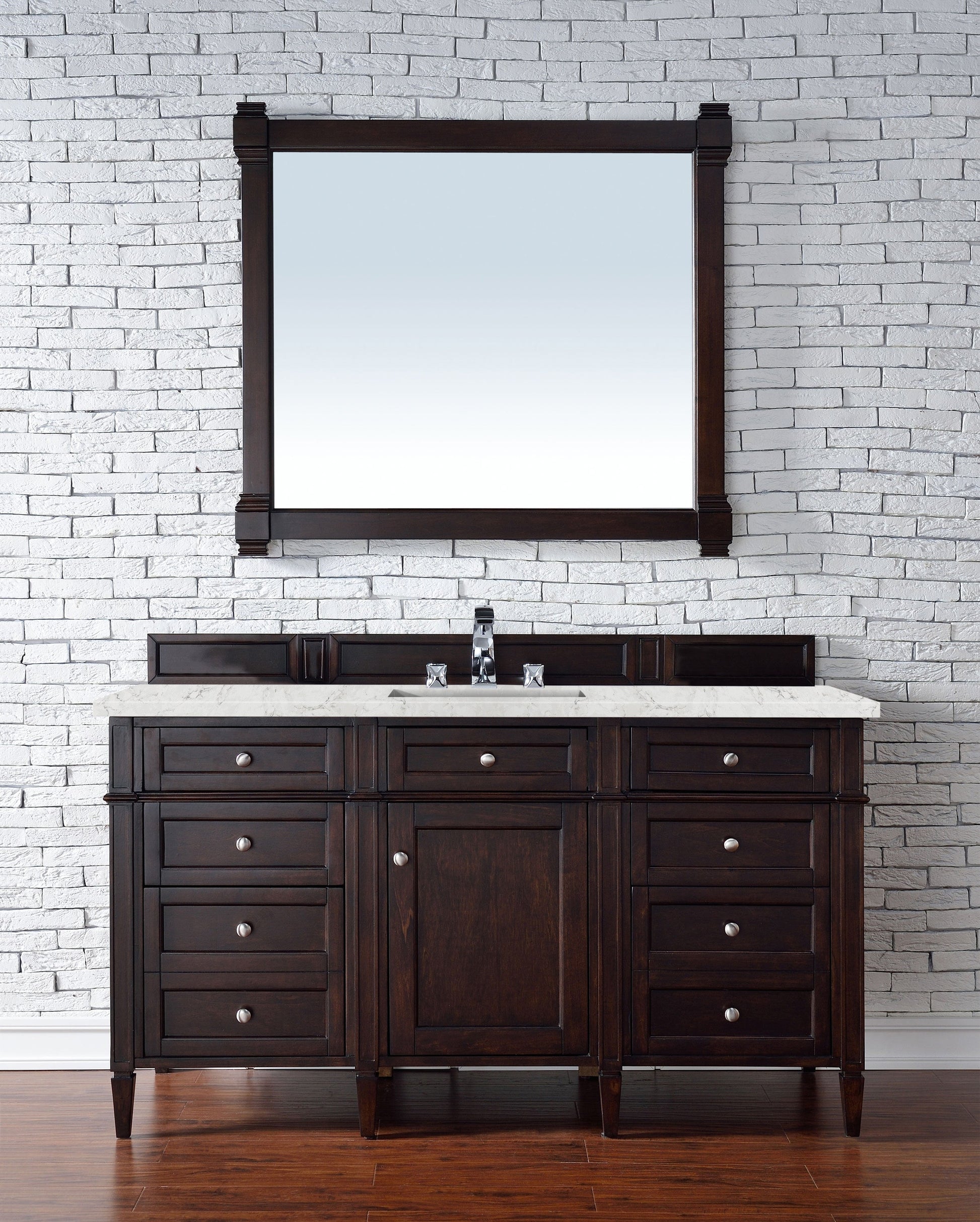 Burnished Mahogany / Eternal Jasmine Pearl - 3 Faucet Holes
