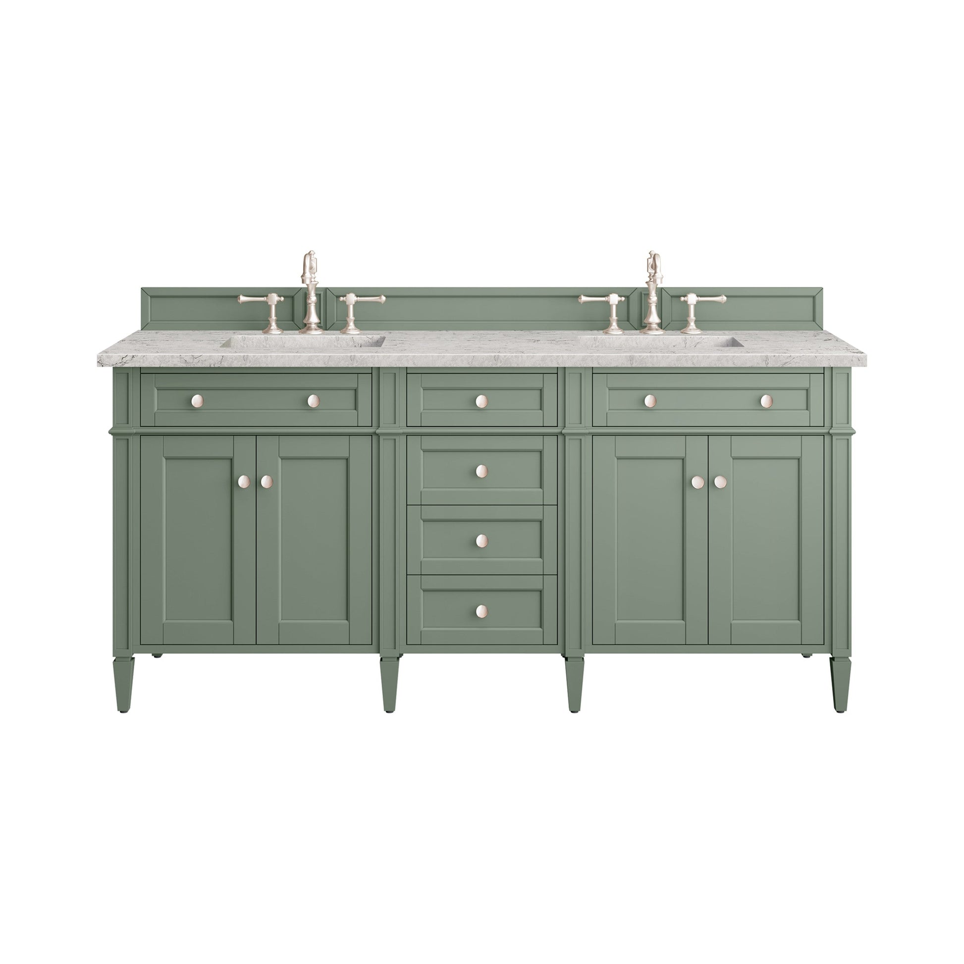 Smokey Celadon / Eternal Jasmine Pearl - 3 Faucet Holes