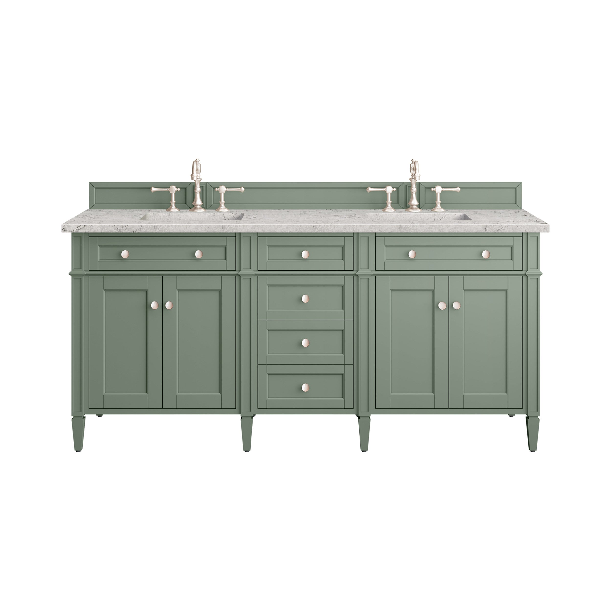 Smokey Celadon / Eternal Jasmine Pearl - 3 Faucet Holes