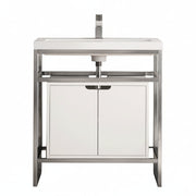 Brushed Nickel / Cabinet Included