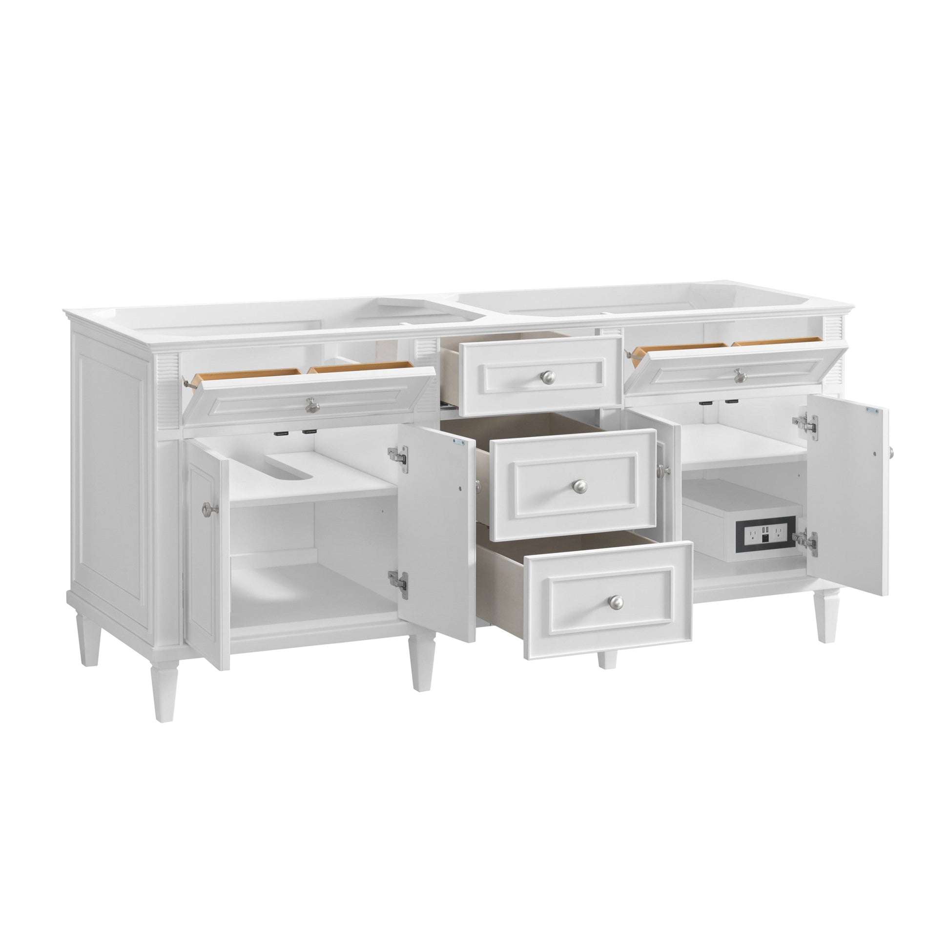 Bright White / White Zeus - 3 Faucet Holes