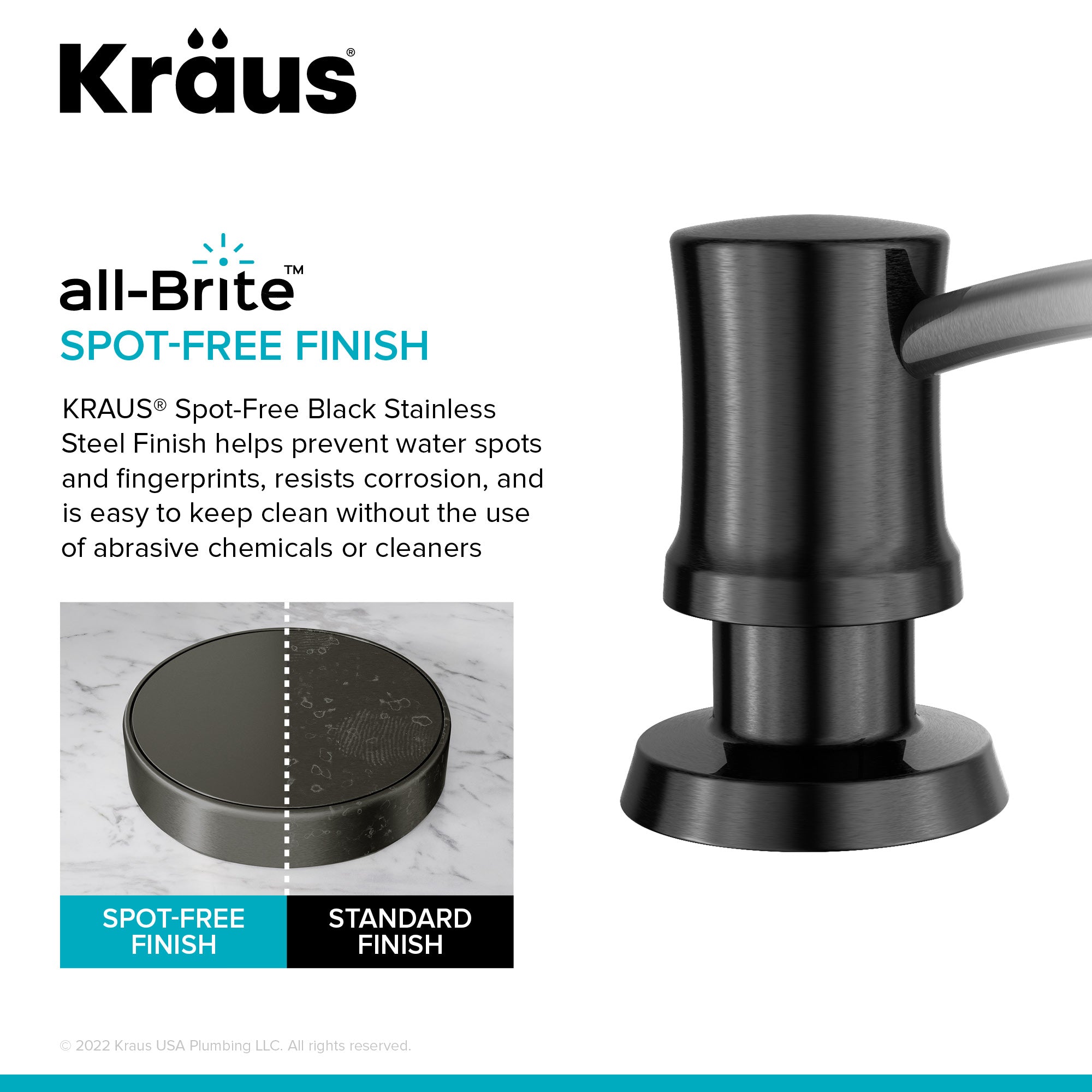 Spot Free Black Stainless Steel