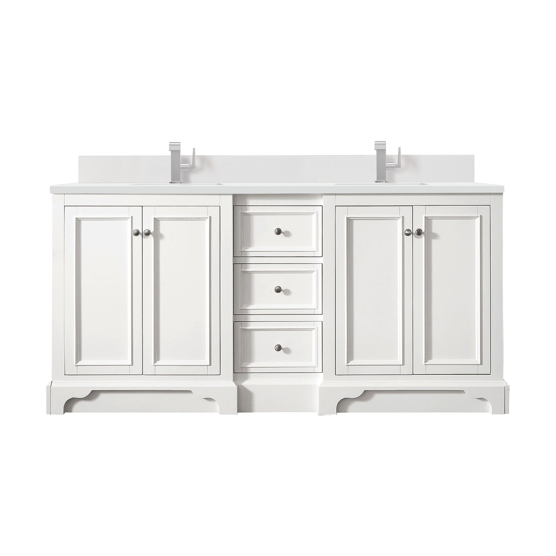 Bright White / White Zeus - 1 Faucet Hole