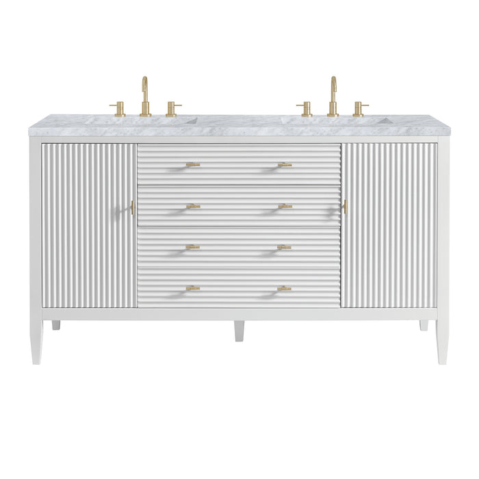Bright White / Carrara White - 3 Faucet Holes