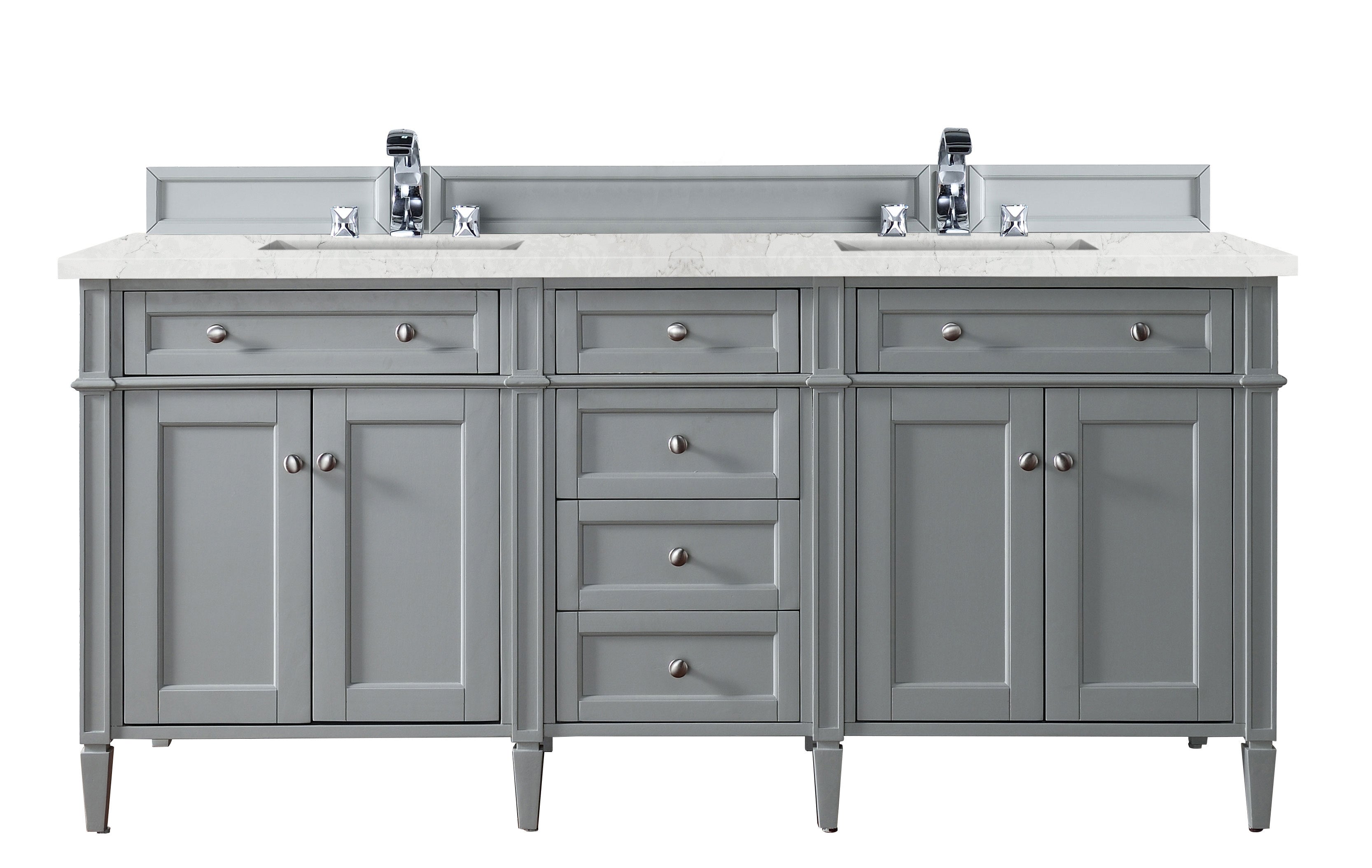Urban Gray / Eternal Jasmine Pearl - 3 Faucet Holes
