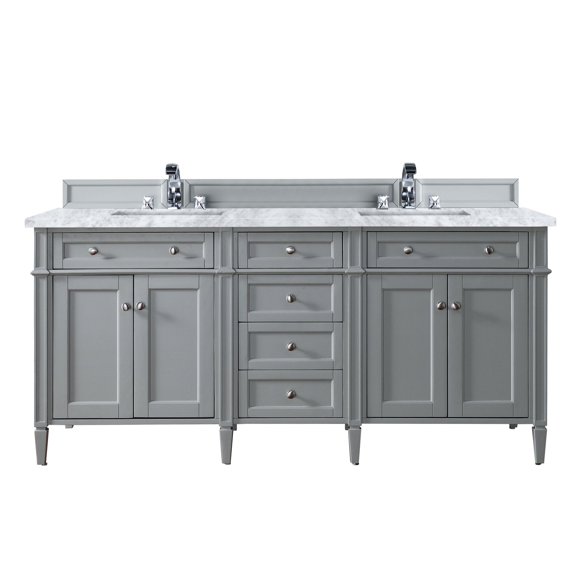 Urban Gray / Carrara White - 3 Faucet Holes