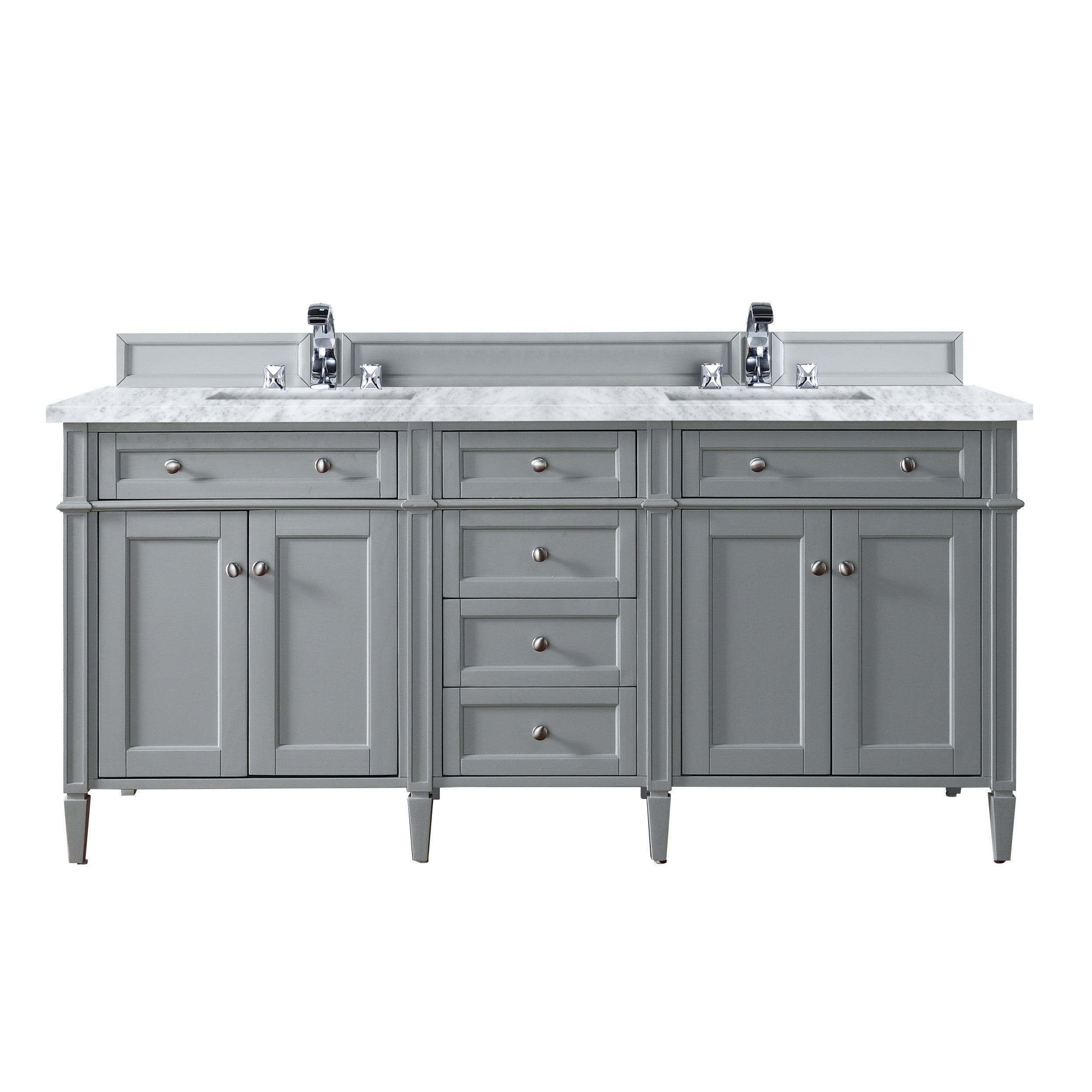 Urban Gray / Carrara White - 3 Faucet Holes