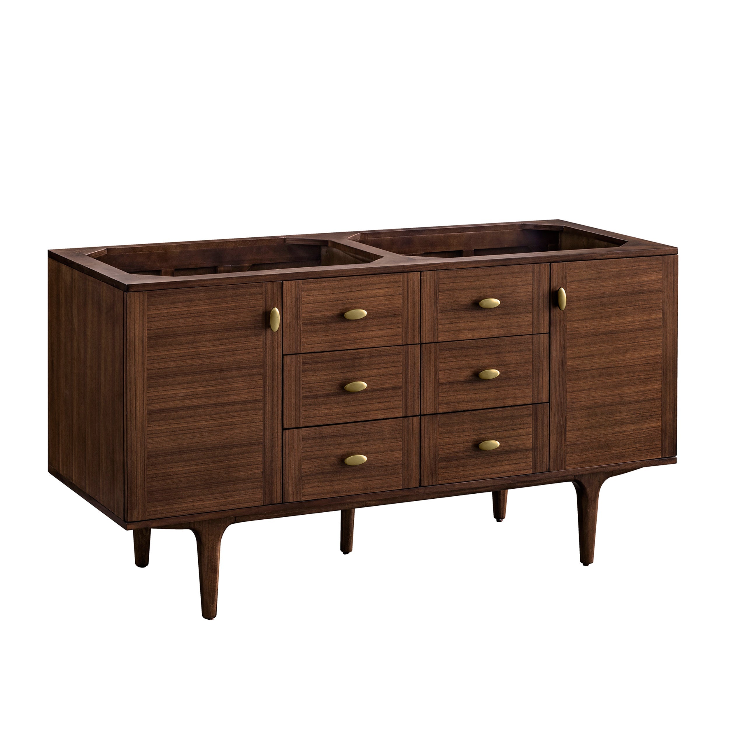 Mid-Century Walnut / No Countertop