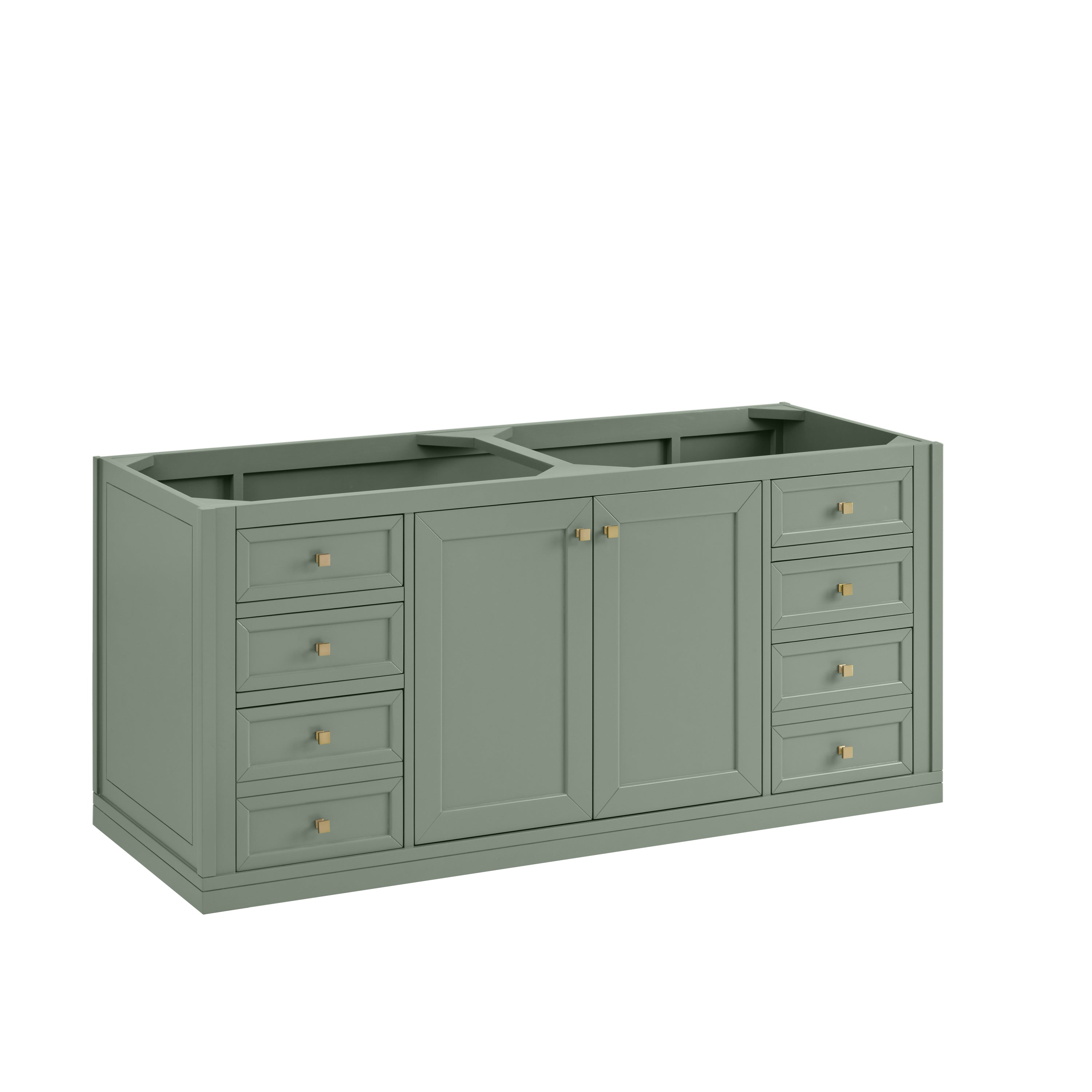 Smokey Celadon / Victorian Silver - 3 Faucet Holes