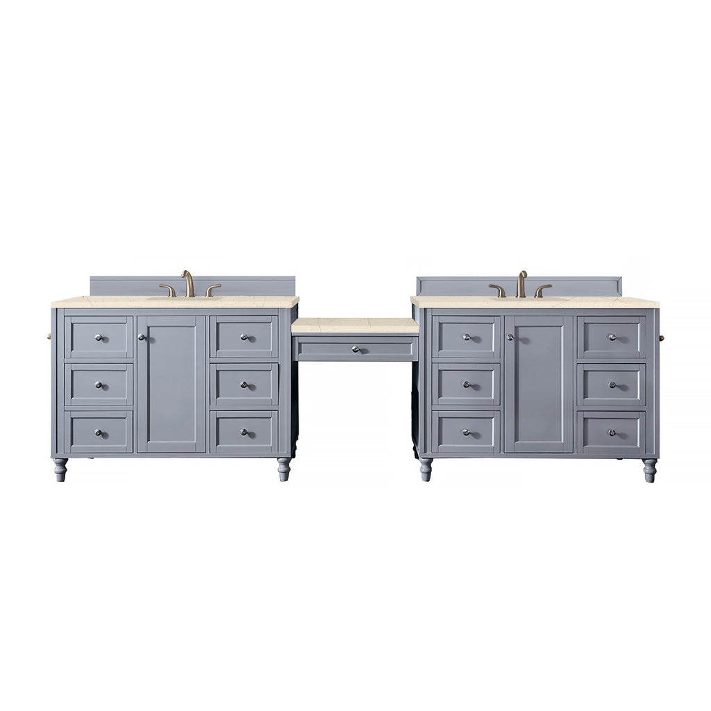 Silver Gray / Eternal Marfil - 3 Faucet Holes