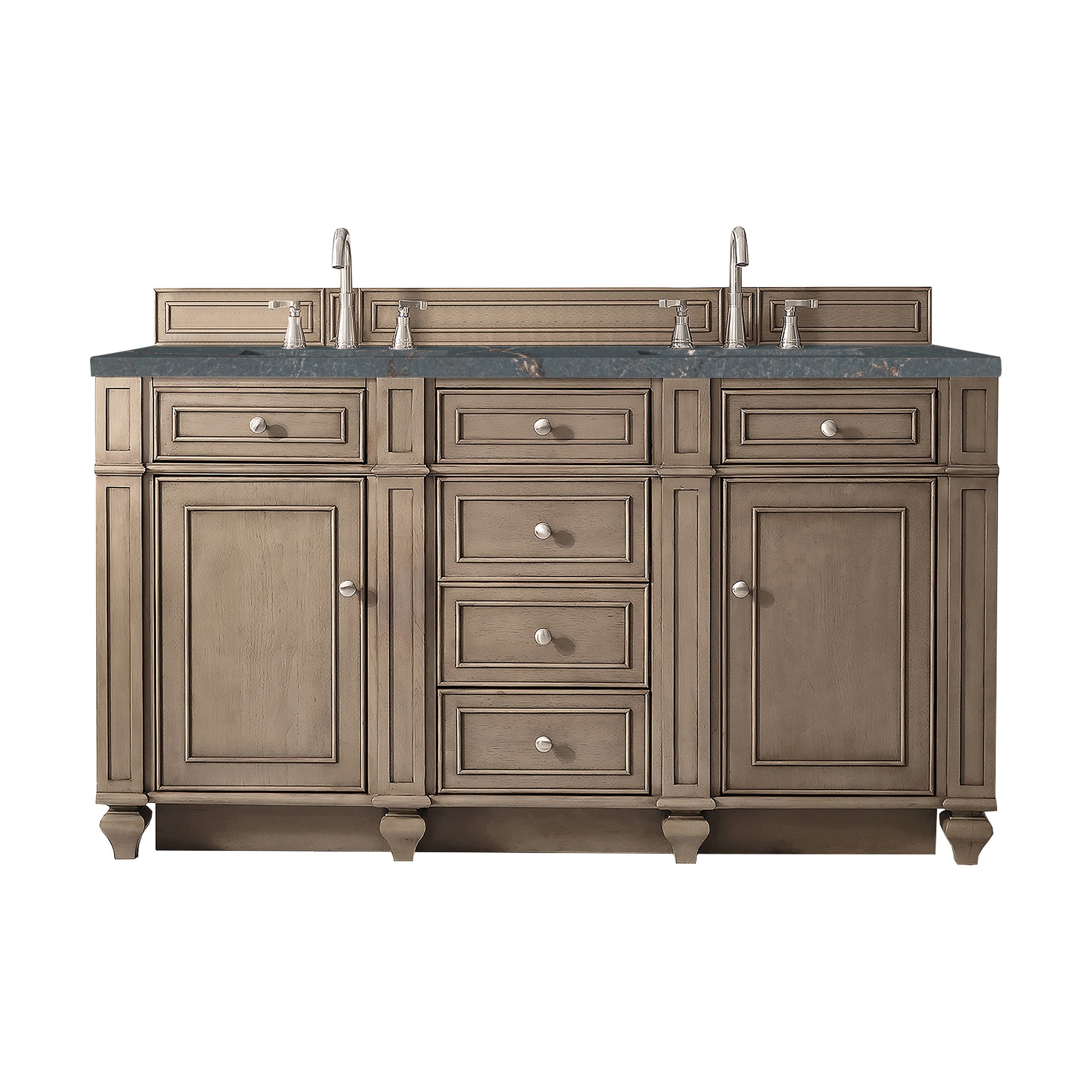 Whitewashed Walnut / Parisien Bleu - 3 Faucet Holes