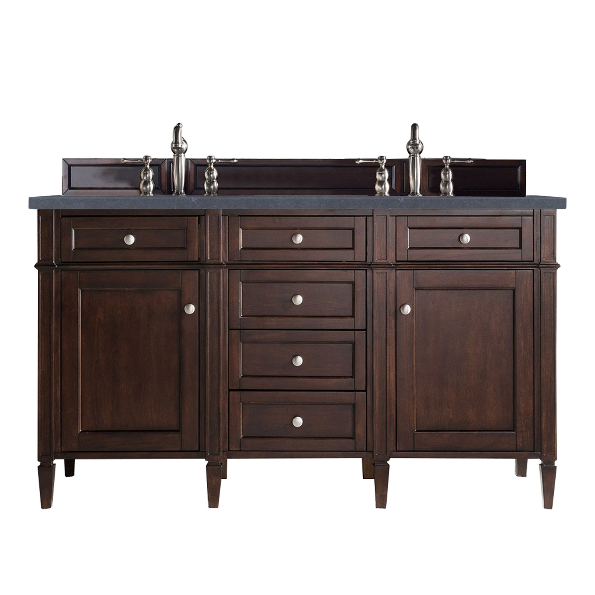 Burnished Mahogany / Charcoal Soapstone - 3 Faucet Holes