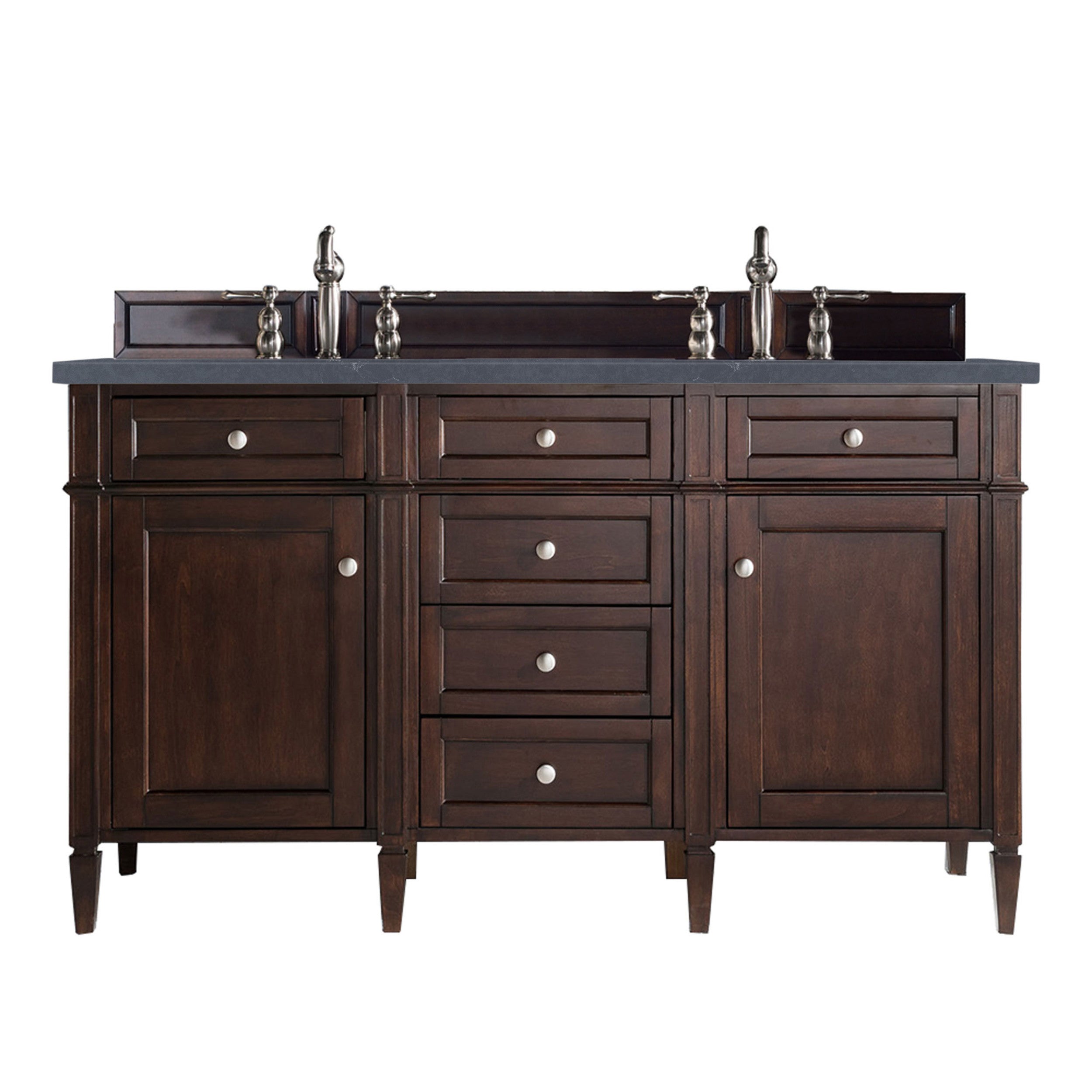 Burnished Mahogany / Charcoal Soapstone - 3 Faucet Holes