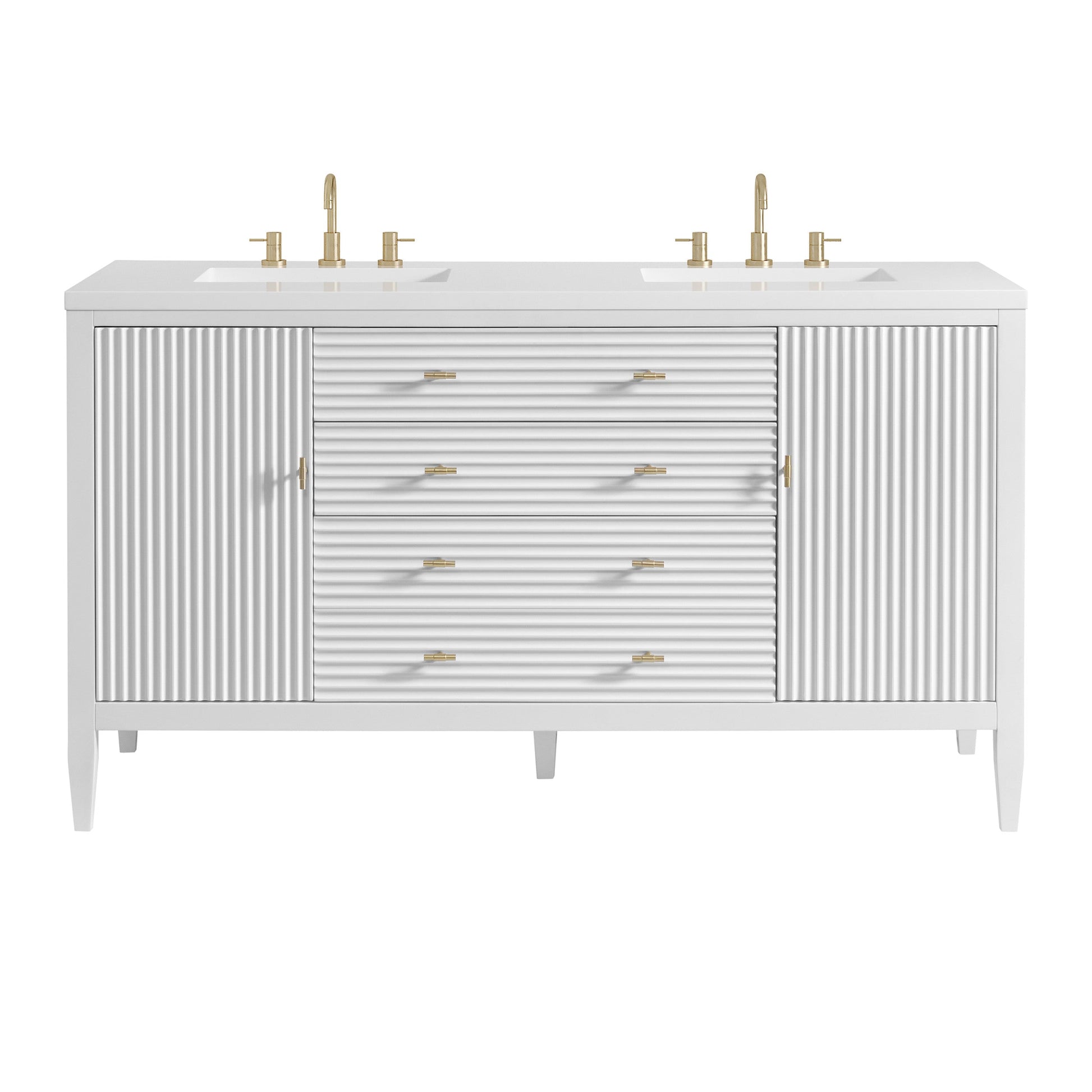Bright White / White Zeus - 3 Faucet Holes