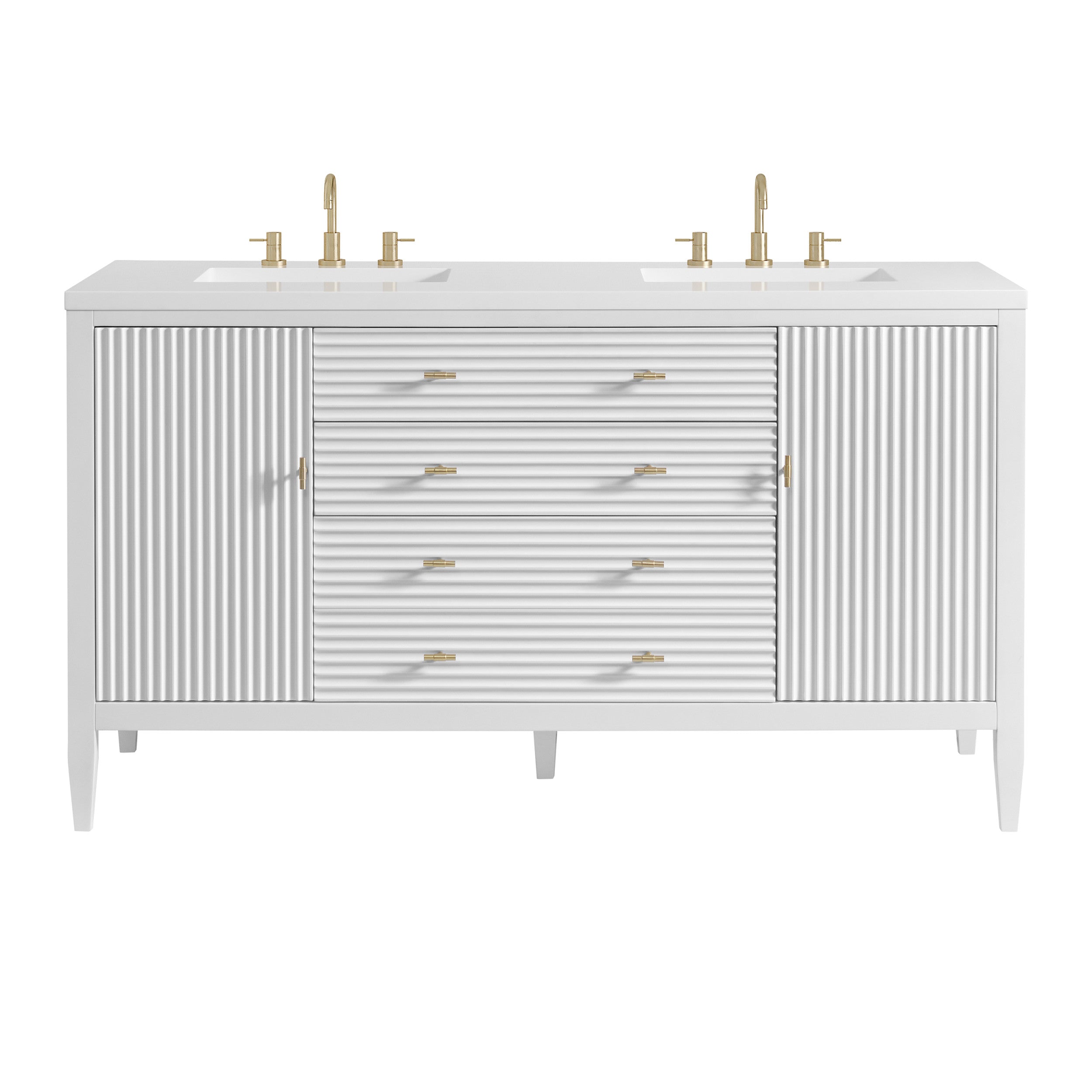 Bright White / White Zeus - 3 Faucet Holes