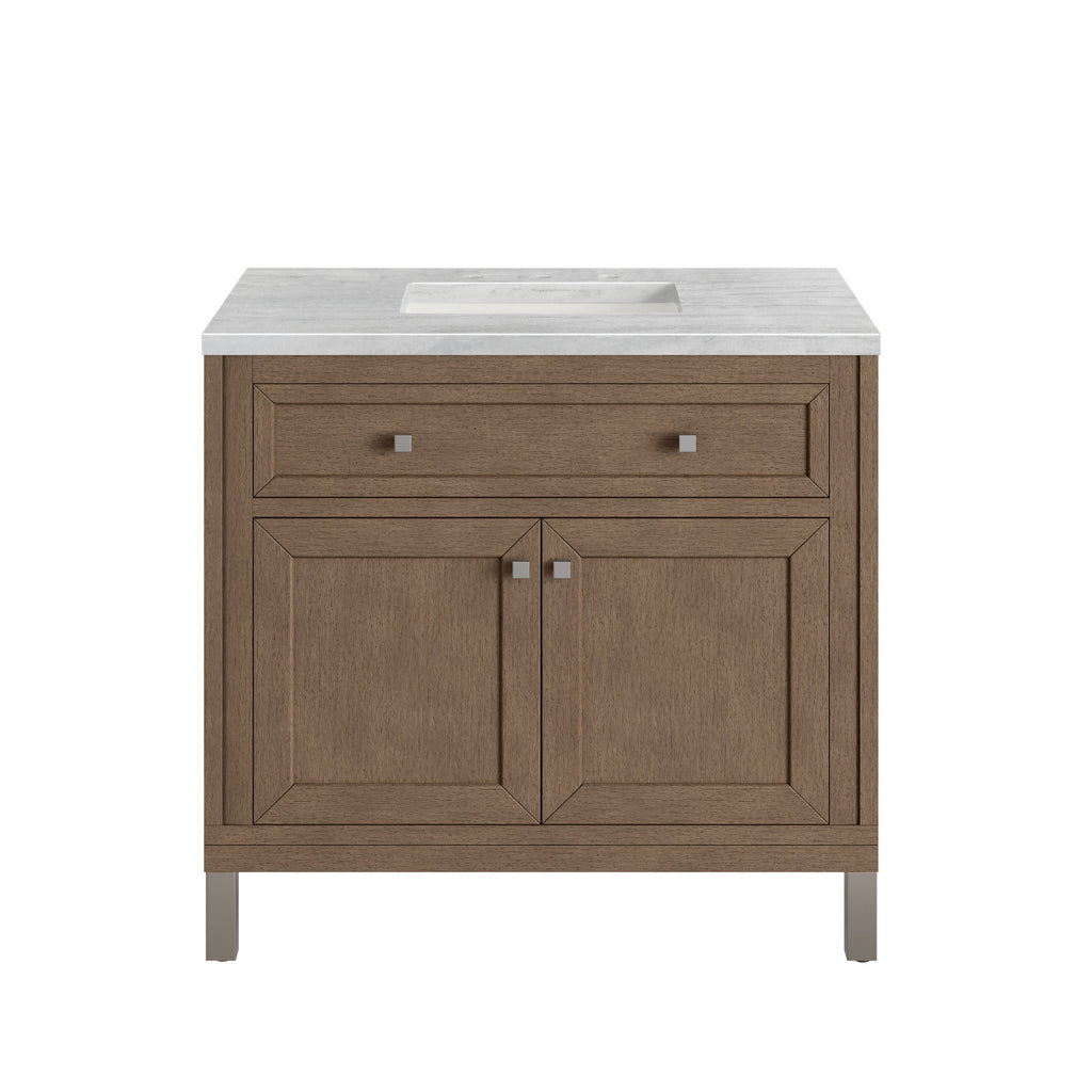 Whitewashed Walnut / Arctic Fall - 3 Faucet Holes