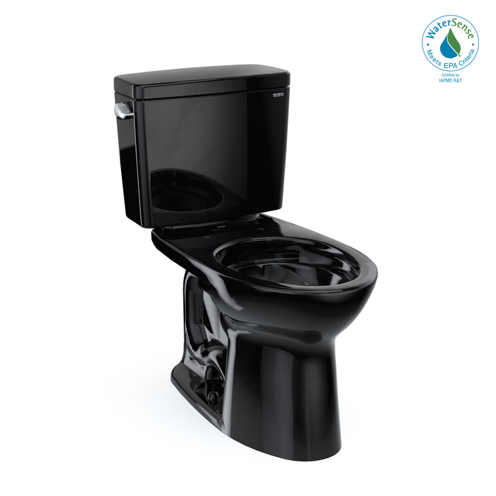 Toto Drake Two Piece Elongated 1.28 GPF Universal Height Tornado Flush Toilet