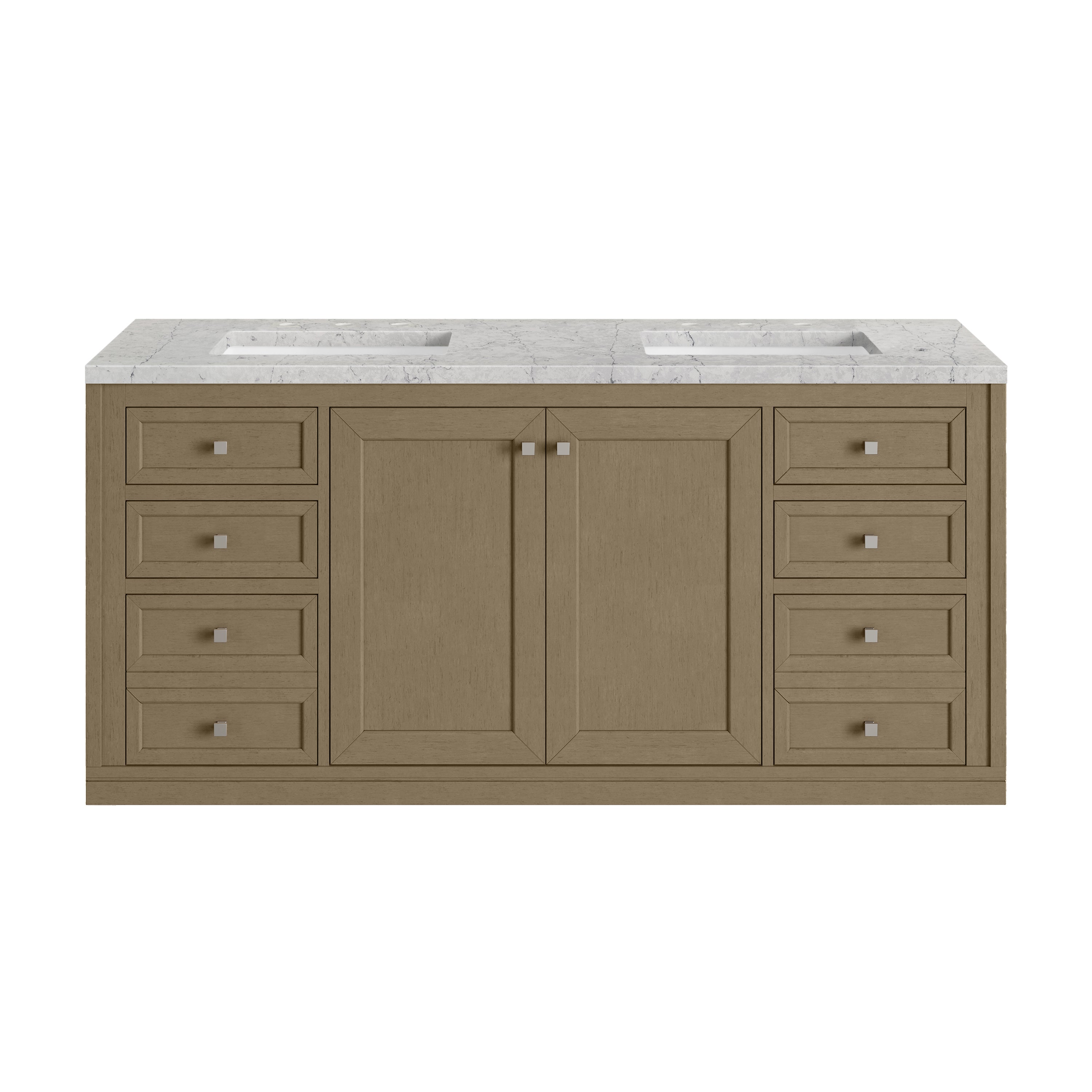 Walnut Whisper / Eternal Jasmine Pearl - 3 Faucet Holes