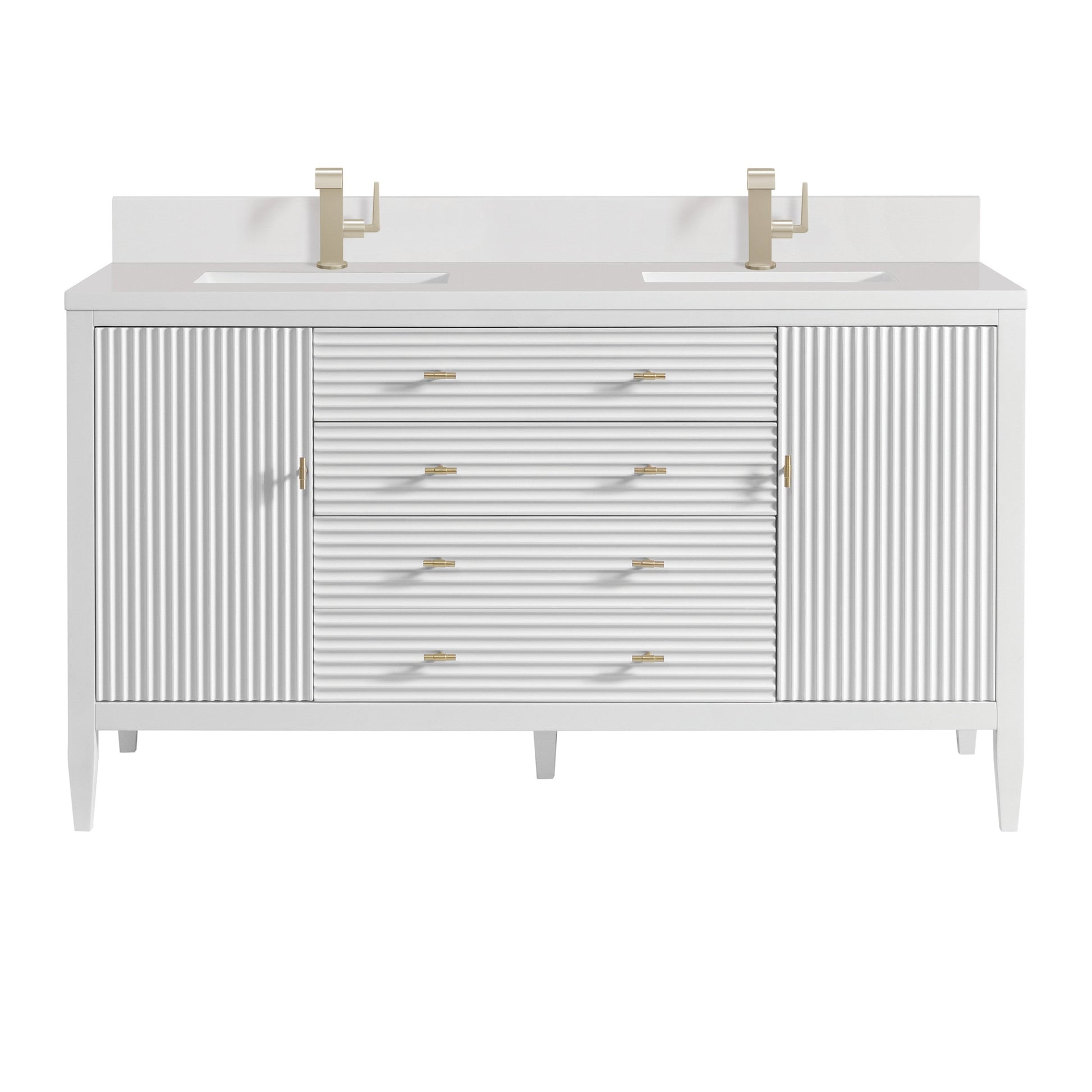 Bright White / White Zeus - 1 Faucet Hole