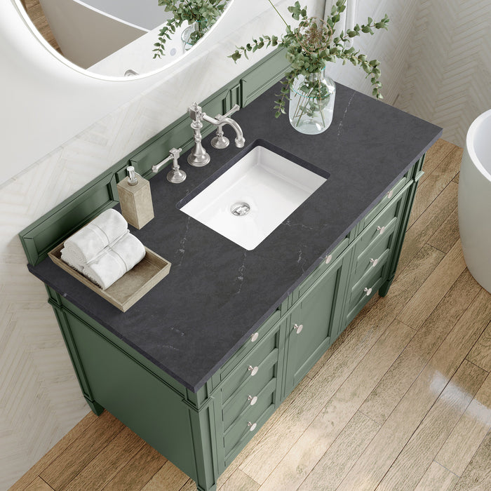 Smokey Celadon / Charcoal Soapstone - 3 Faucet Holes