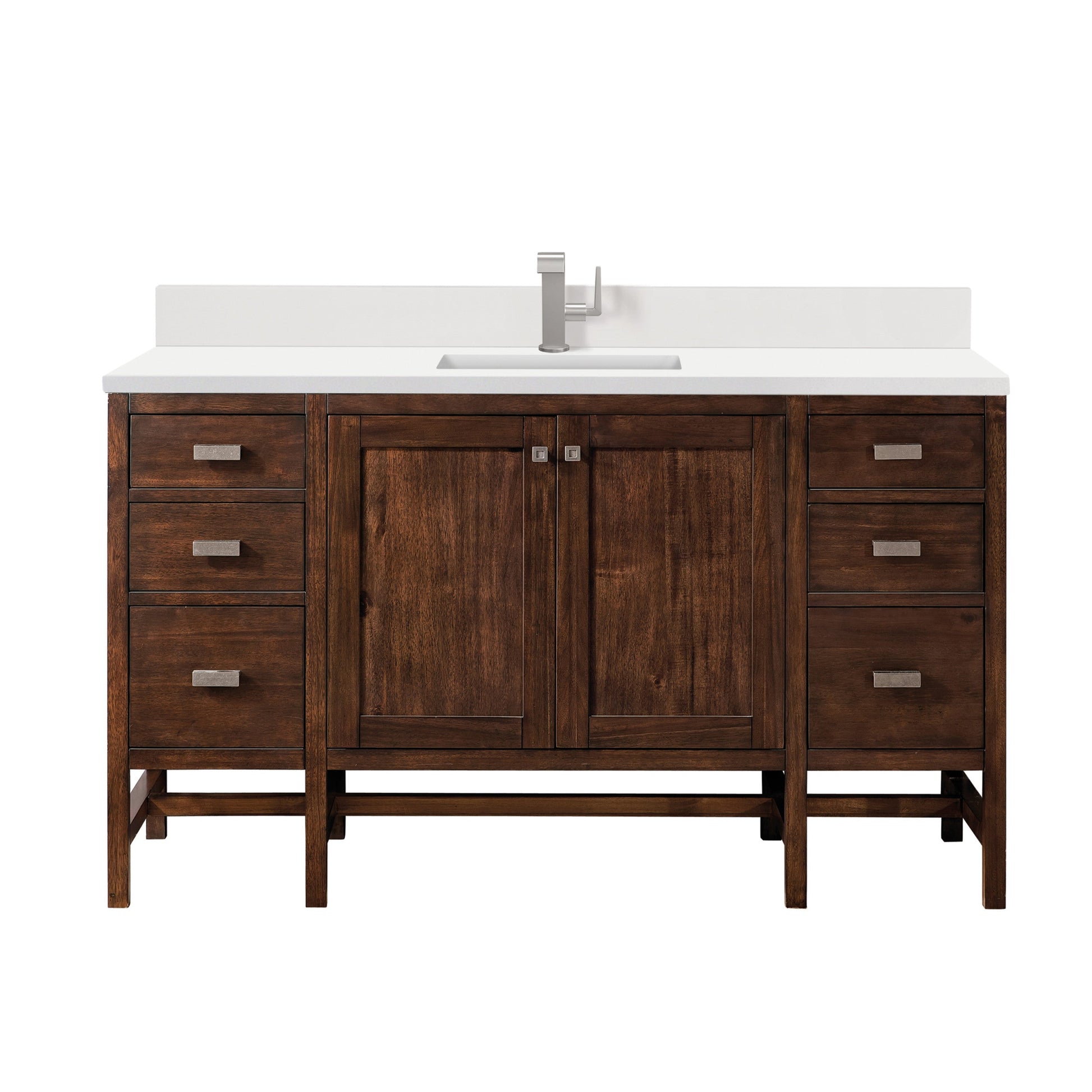 Mid-Century Acacia / White Zeus - 1 Faucet Hole