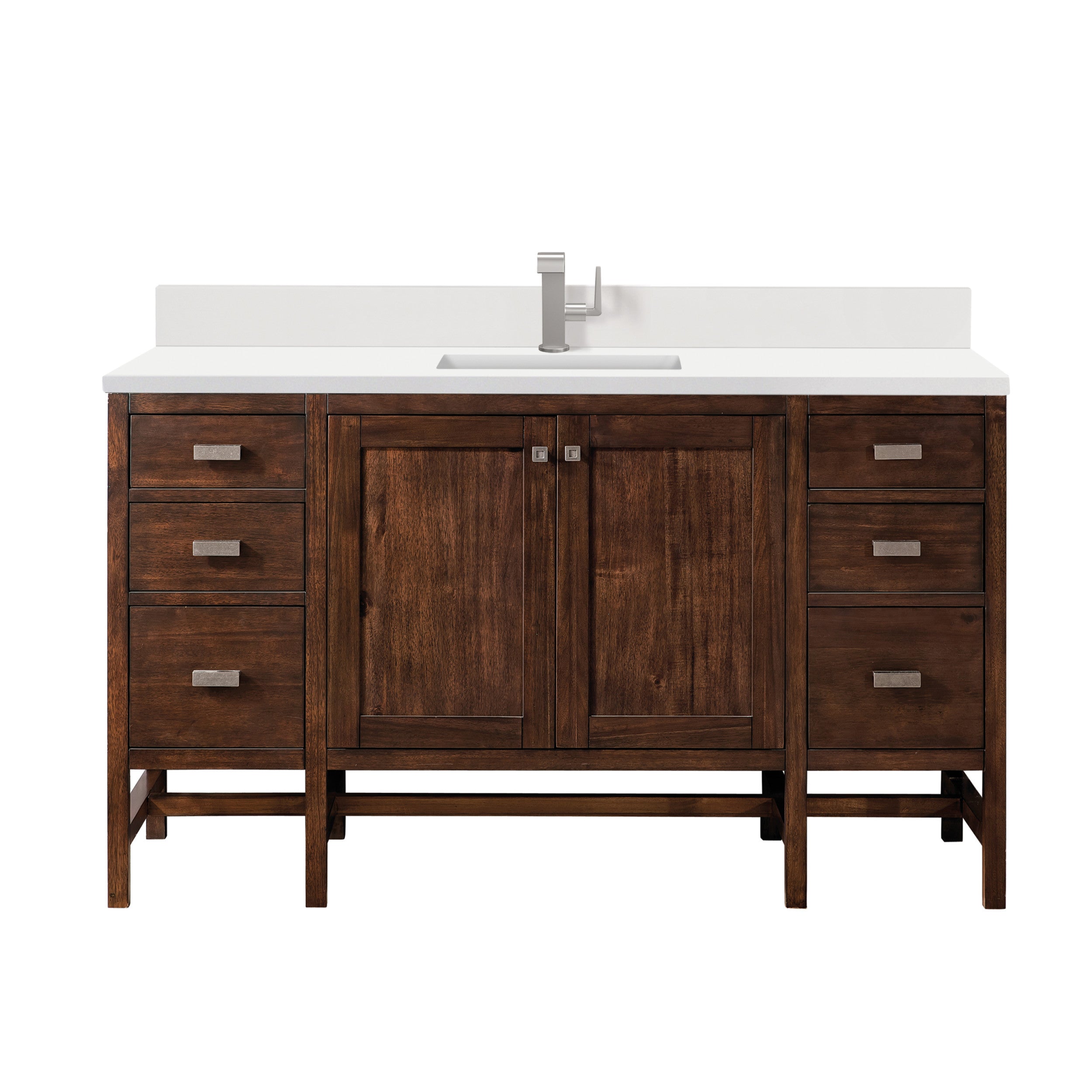 Mid-Century Acacia / White Zeus - 1 Faucet Hole