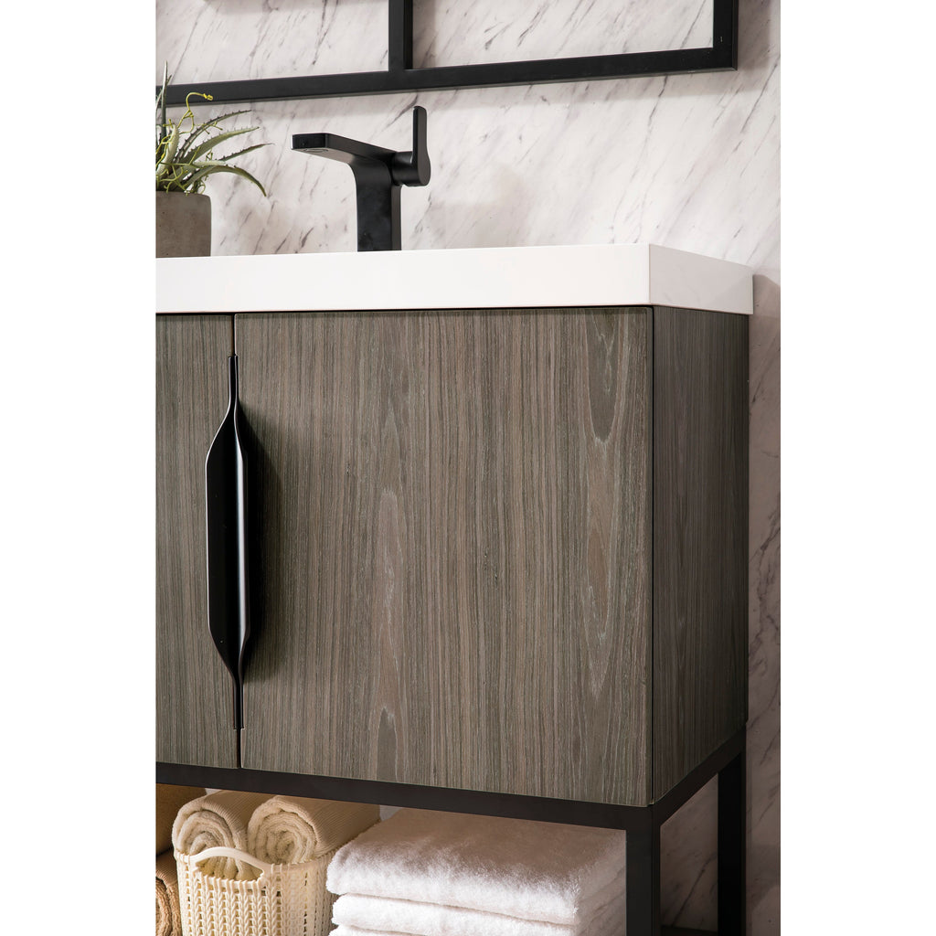 Ash Gray / Matte Black / Glossy White - 1 Faucet Hole