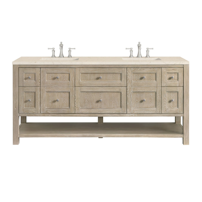 Whitewashed Oak / Eternal Marfil - 3 Faucet Holes