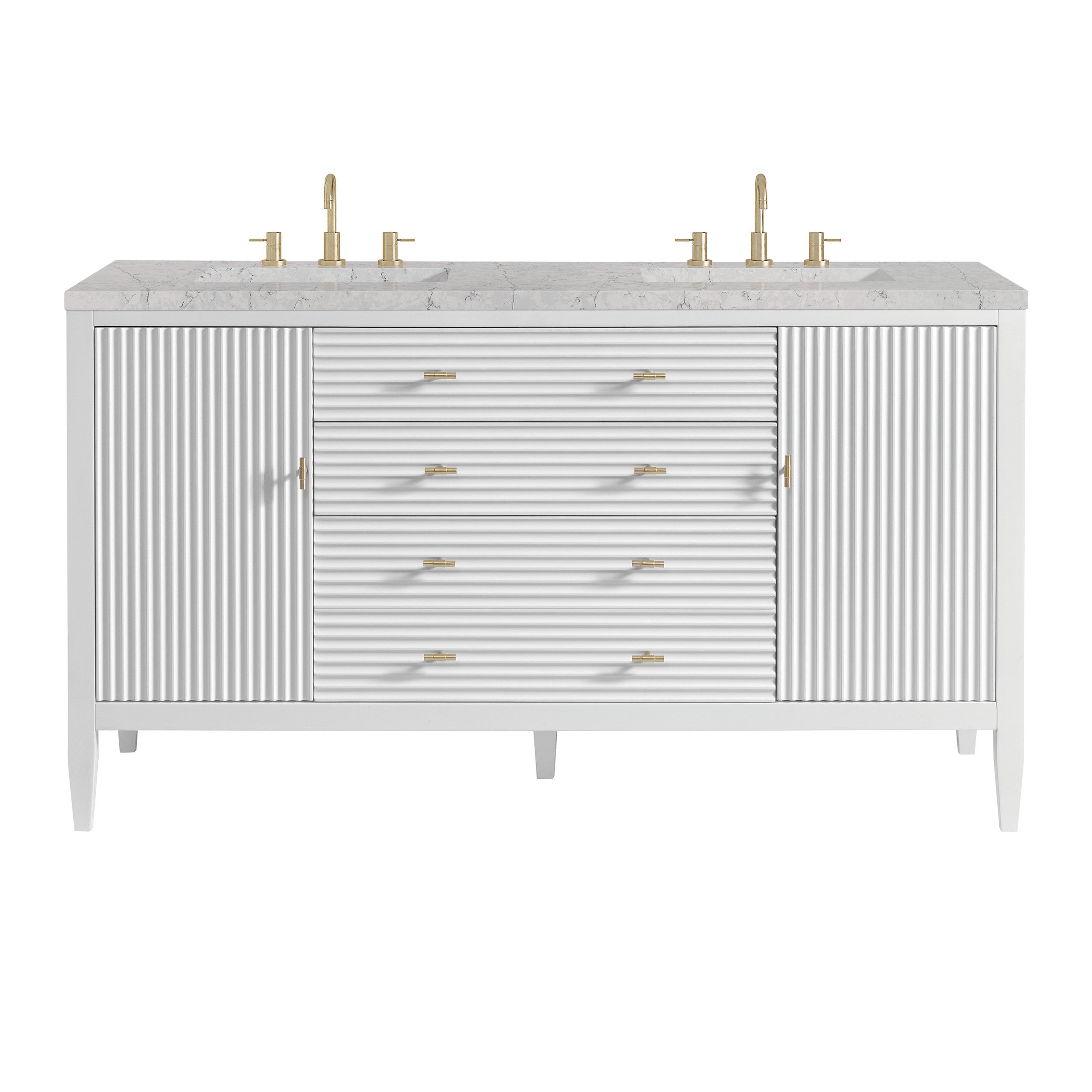 Bright White / Eternal Jasmine Pearl - 3 Faucet Holes