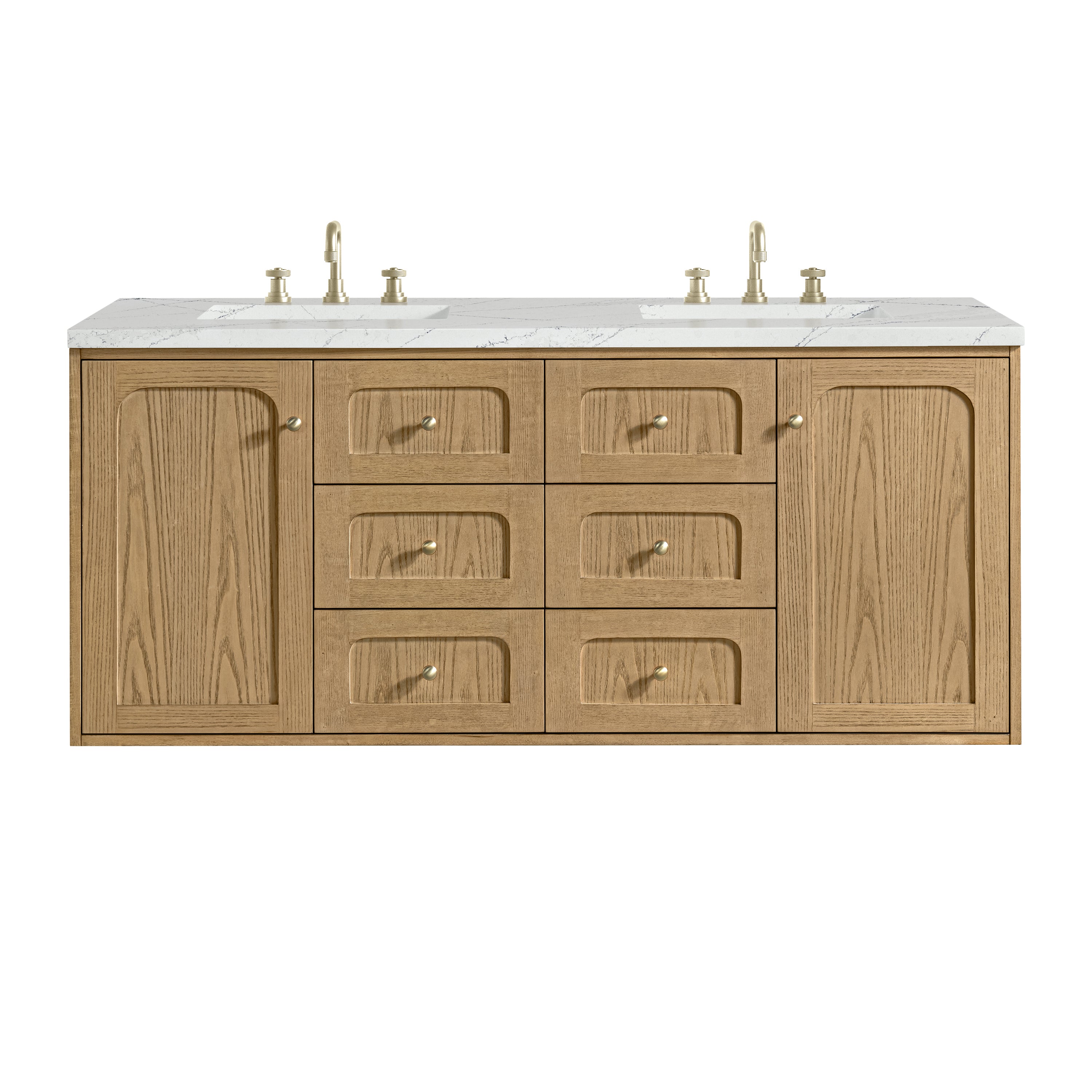 Light Natural Oak / Ethereal Noctis - 3 Faucet Holes