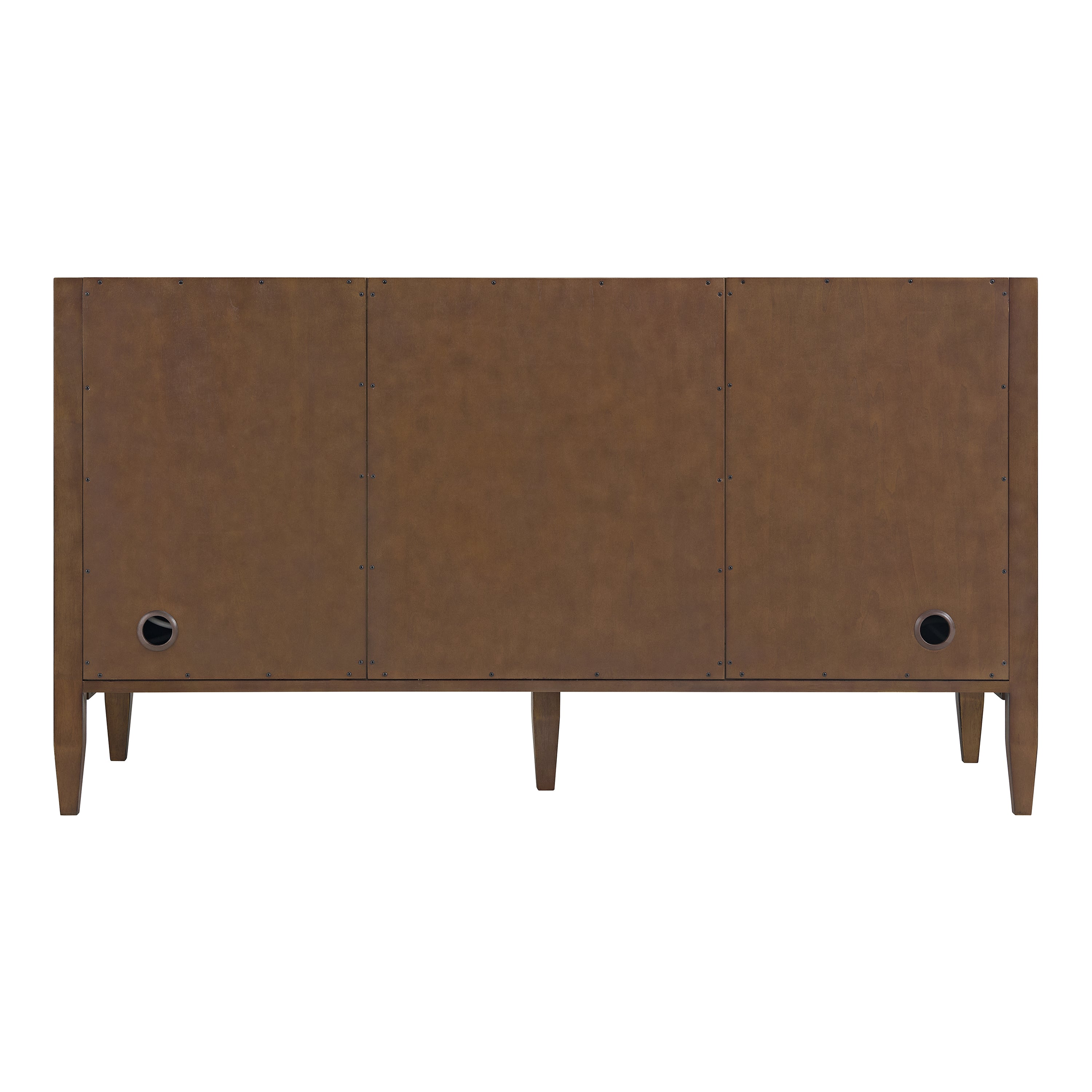 Mid-Century Walnut / Victorian Silver - 3 Faucet Holes